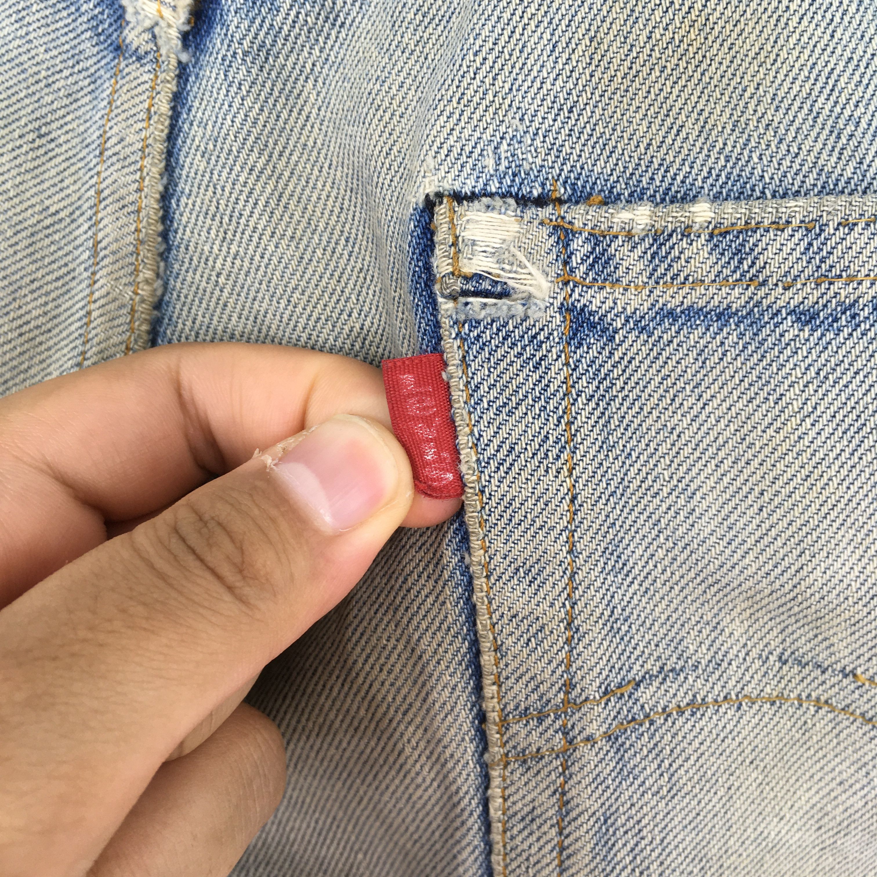 Levi's Size 31x29 Vintage 70s Levi's 501 Selvedge Jeans S1901 Size US 31 - 13 Thumbnail