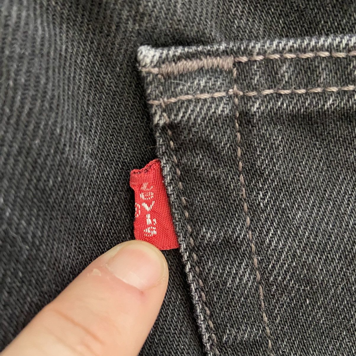 Levi's Levi’s Men’s 501 Button Fly Black Jeans Size 34x30 Size US 34 / EU 50 - 6 Thumbnail