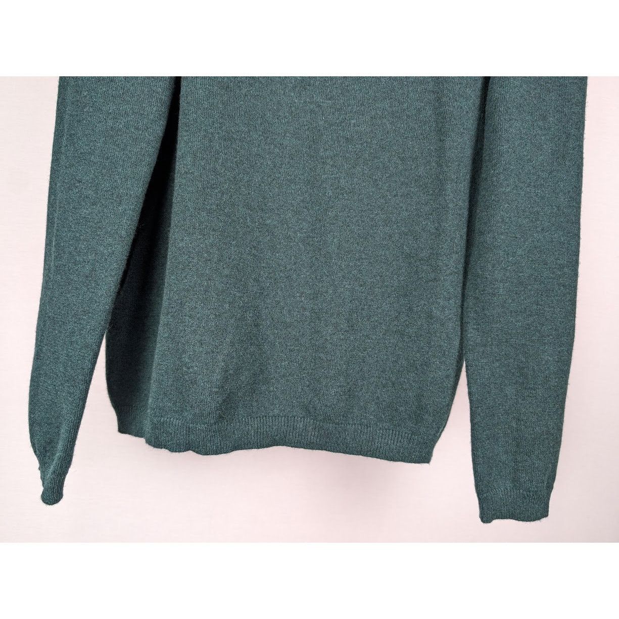 Saint Laurent Paris o1rshd1 Sweater Cachemire in Vert Fonce Size US XXL / EU 58 / 5 - 6 Thumbnail