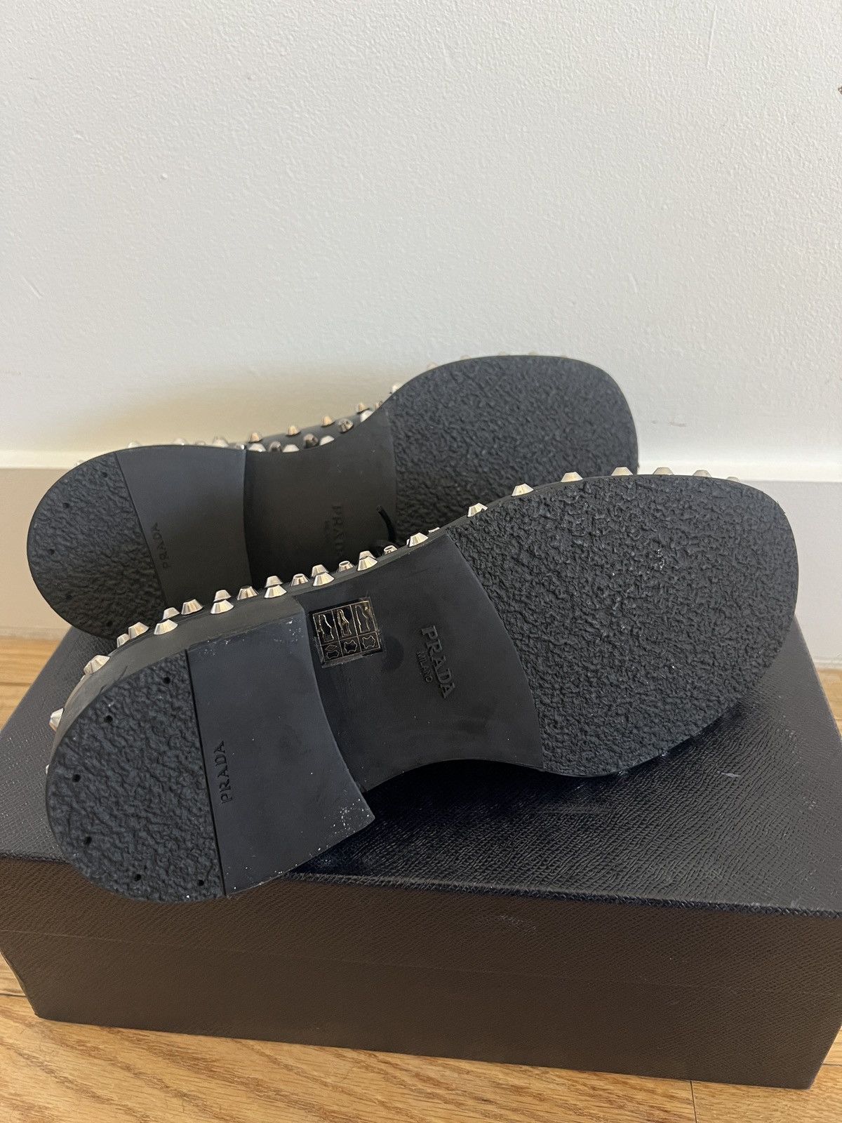 Prada Studded leather shoes Size US 6 / EU 39 - 7 Thumbnail
