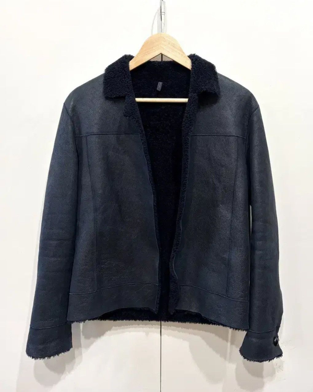 Helmut Lang Helmut Lang Lambskin Shearling Leather Jacket Size XS / US 0-2 / IT 36-38 - 1 Thumbnail