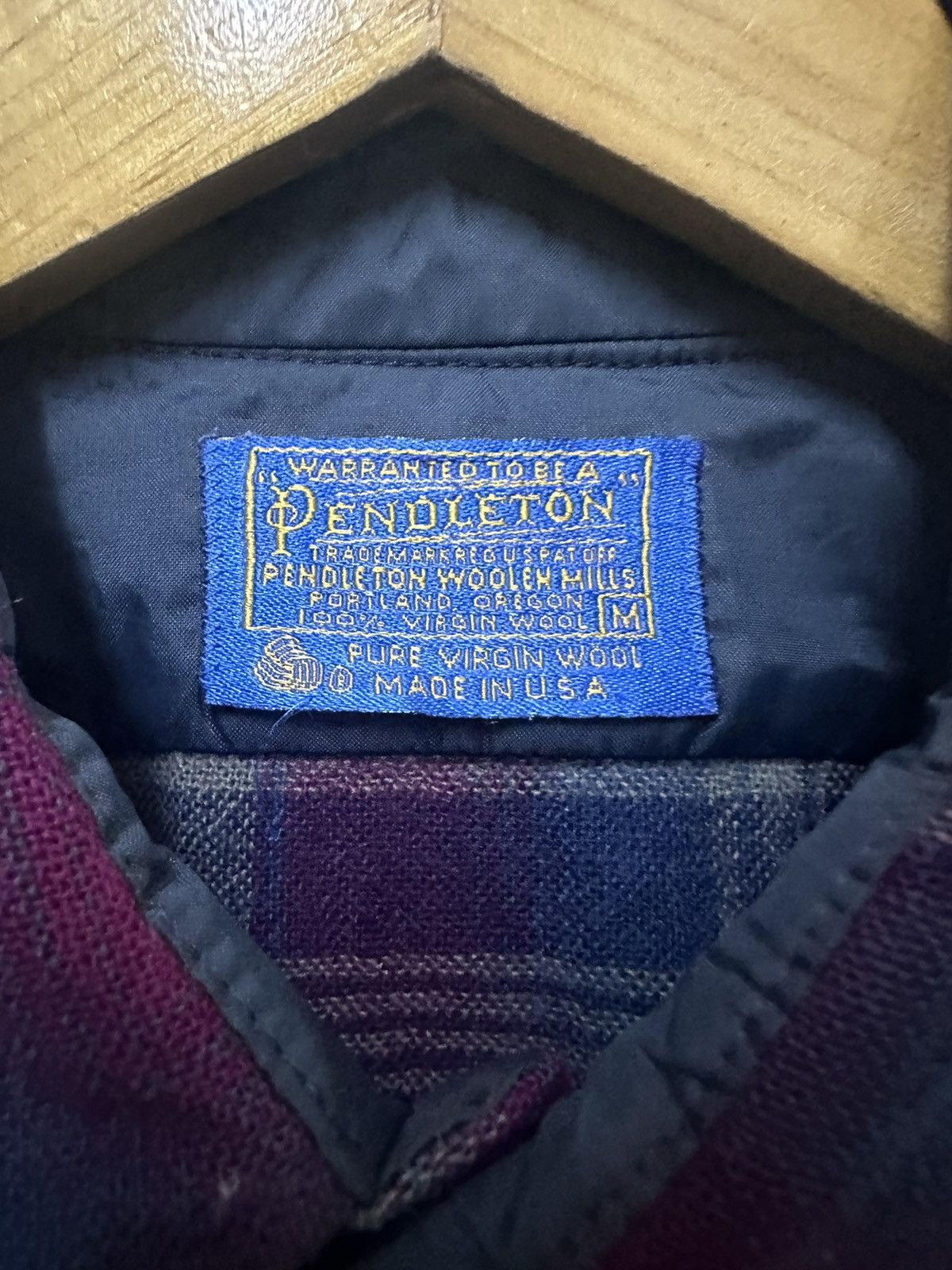 Pendleton × Vintage Vintage Pendleton Shadow Plaid Flannel Shirts Size US M / EU 48-50 / 2 - 5 Thumbnail