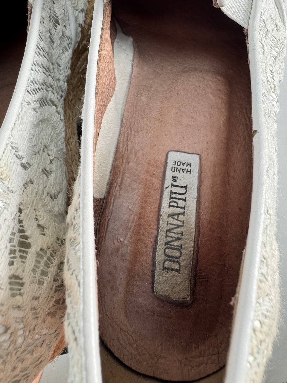 Other Donna Piu Handmade Platform Lace Espadrilles Women’s Size 36 Size US 5.5 / IT 35.5 - 2 Thumbnail