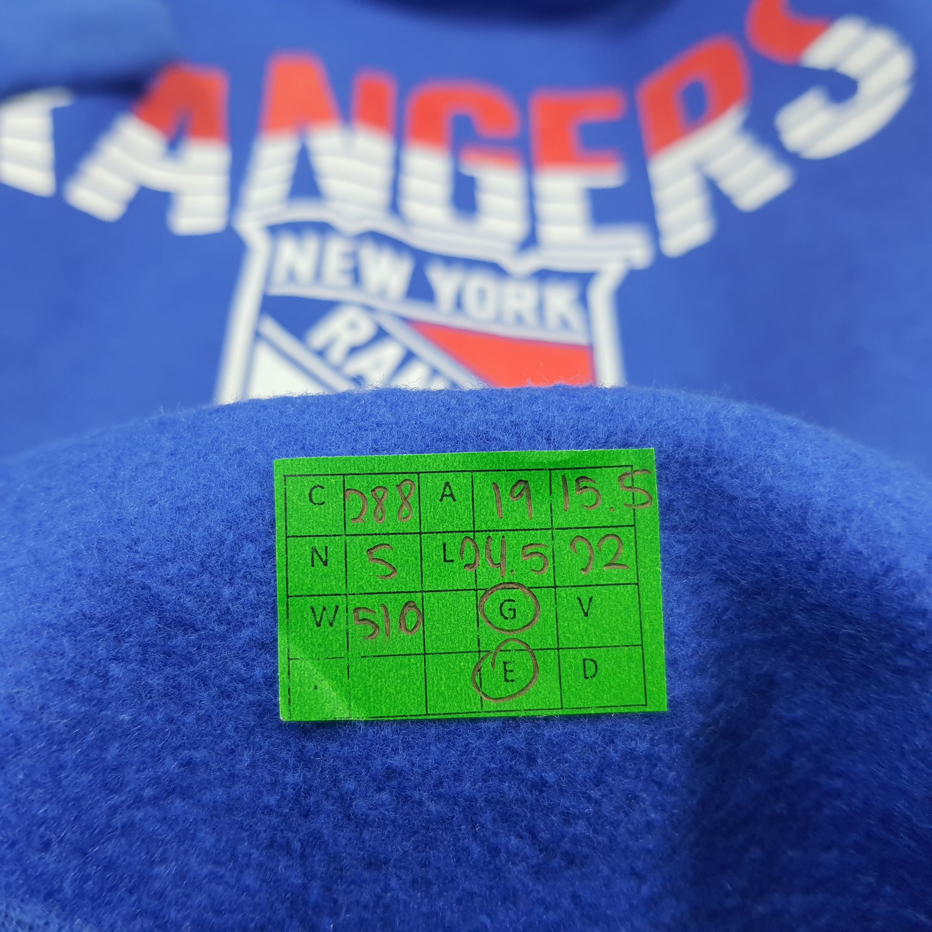 NHL Vintage New York Rangers Hockey NHL Hoodie C288N5 Size US S / EU 44-46 / 1 - 6 Thumbnail