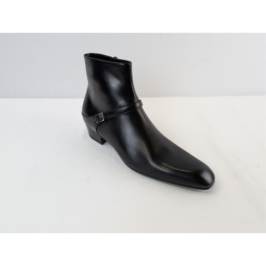 Saint Laurent Paris o1rshd1 Augustin 30 Zipped Boots in Nero Size US 8 / EU 41 - 3 Thumbnail