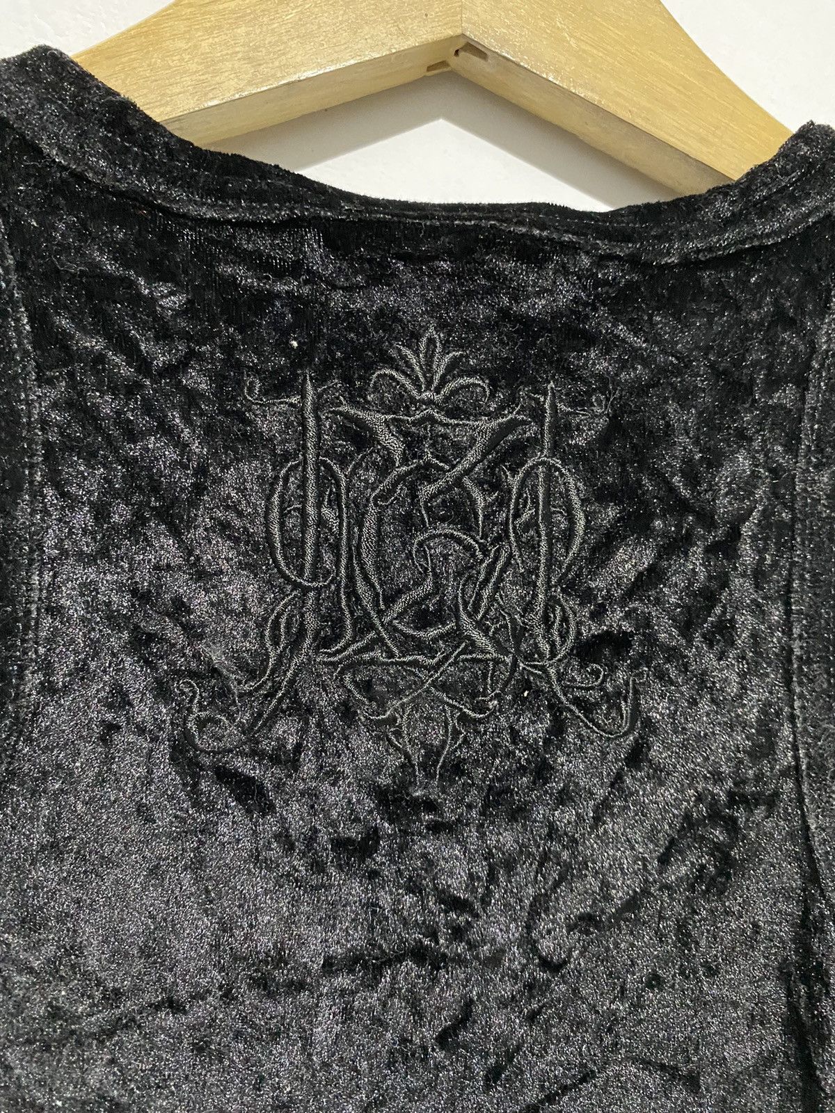 If Six Was Nine × Japanese Brand × Le Grande Bleu (L.G.B.) Jpg style skull glitter velvet tank-top japanese brand Size US M / EU 48-50 / 2 - 6 Thumbnail