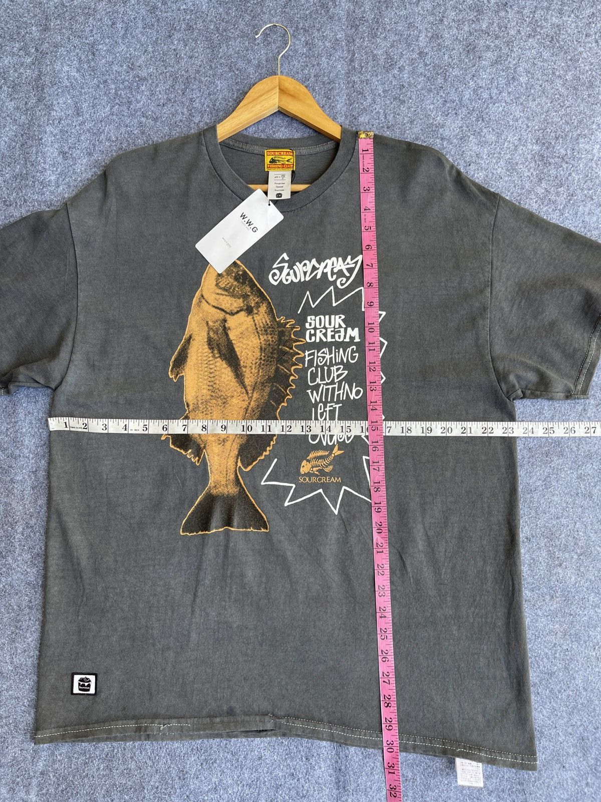 Japanese Brand Rare🔥SOUR CREAM Like Stussy Tee Size US XL / EU 56 / 4 - 15 Thumbnail