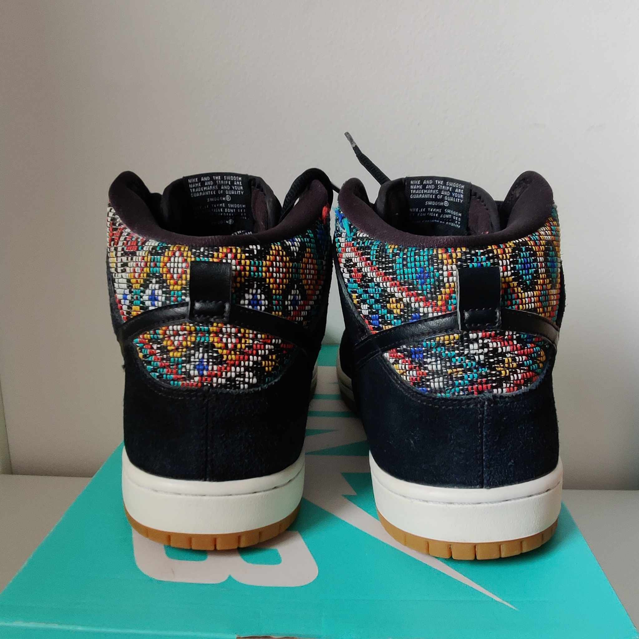 Nike Nike SB Dunk High Premium ‘Seat Cover’ Aztec Geometry Suede Size US 10.5 / EU 43-44 - 12 Thumbnail