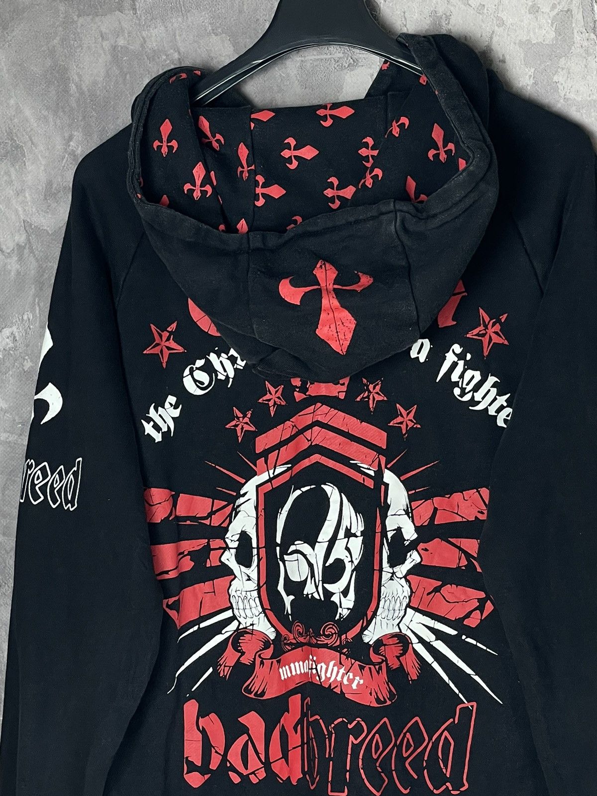 Other Vintage Y2K MMA ELITE ZIP UP HOODIE GRUNGE TAPOUT Size US L / EU 52-54 / 3 - 12 Thumbnail