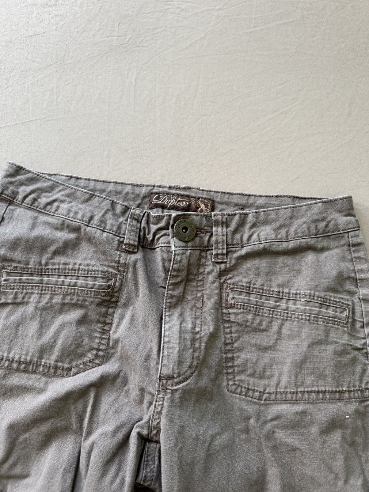 Other Grunge Y2K Duplex Low Rise Bermuda Cargo Shorts Size 28" / US 6 / IT 42 - 3 Thumbnail