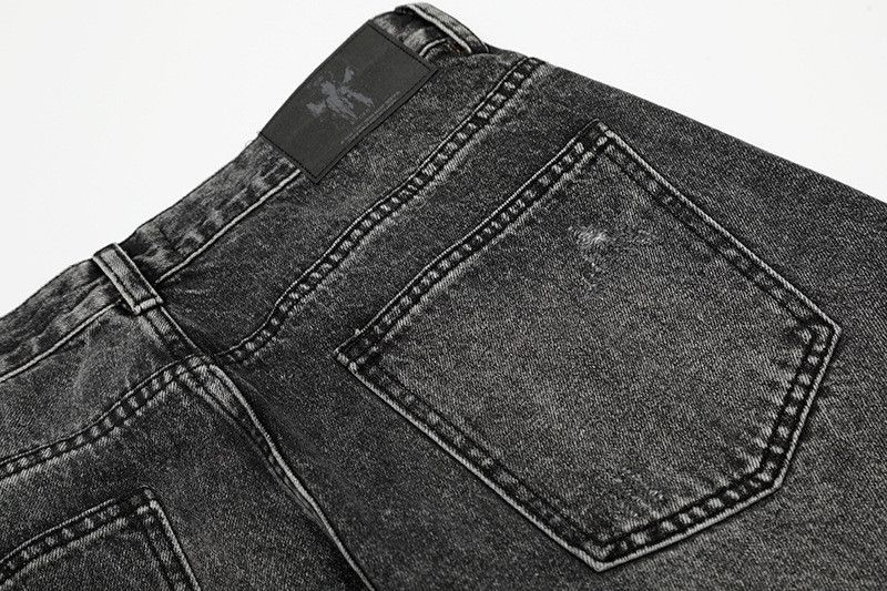 Vintage Men's distressed loose street vintage washed gradient jeans Size US 32 / EU 48 - 5 Thumbnail