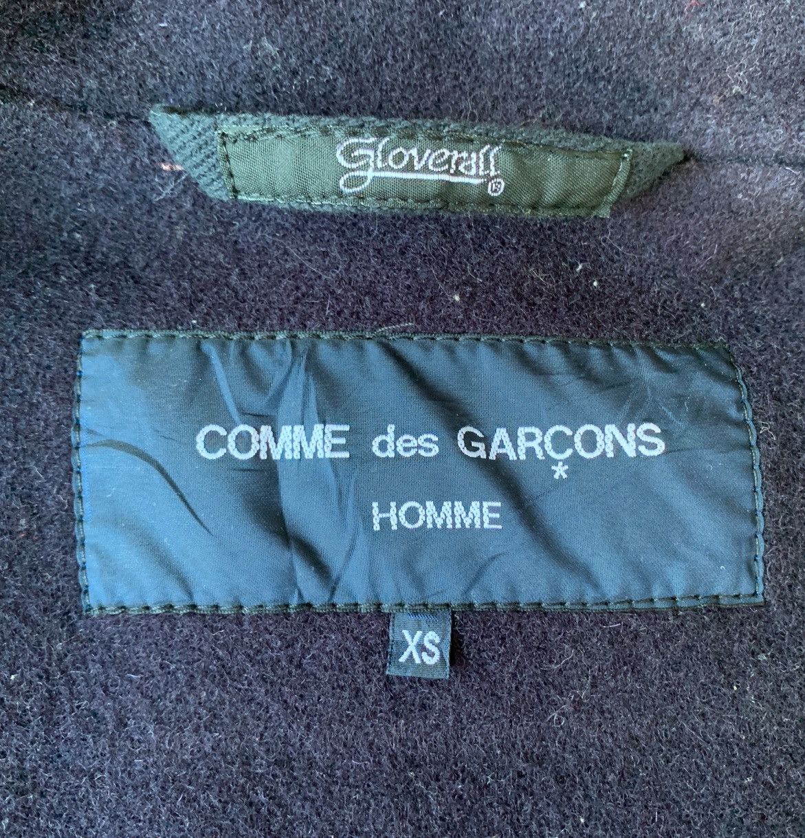 Comme des Garcons CDGH X GLOVERALL DUFFLE COAT WOOL JACKET HOODIE Size US S / EU 44-46 / 1 - 19 Thumbnail