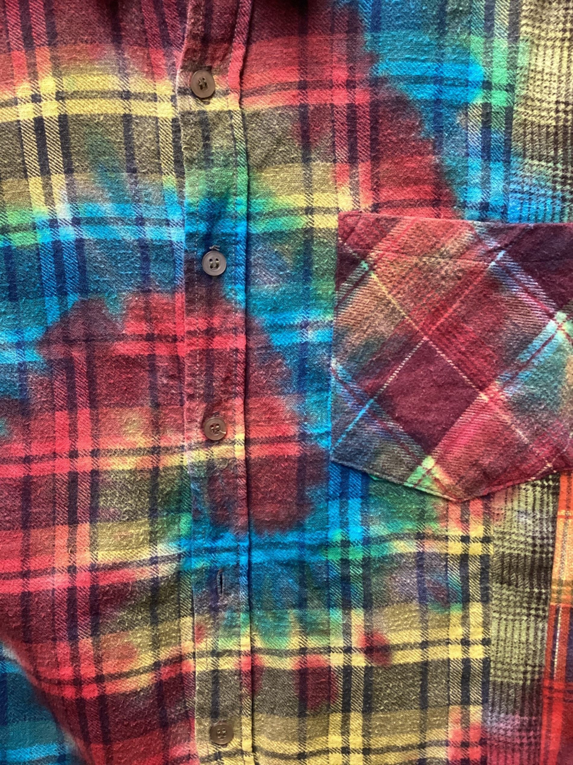 Needles Tie Dye Rebuild Shirt Size US XL / EU 56 / 4 - 4 Thumbnail
