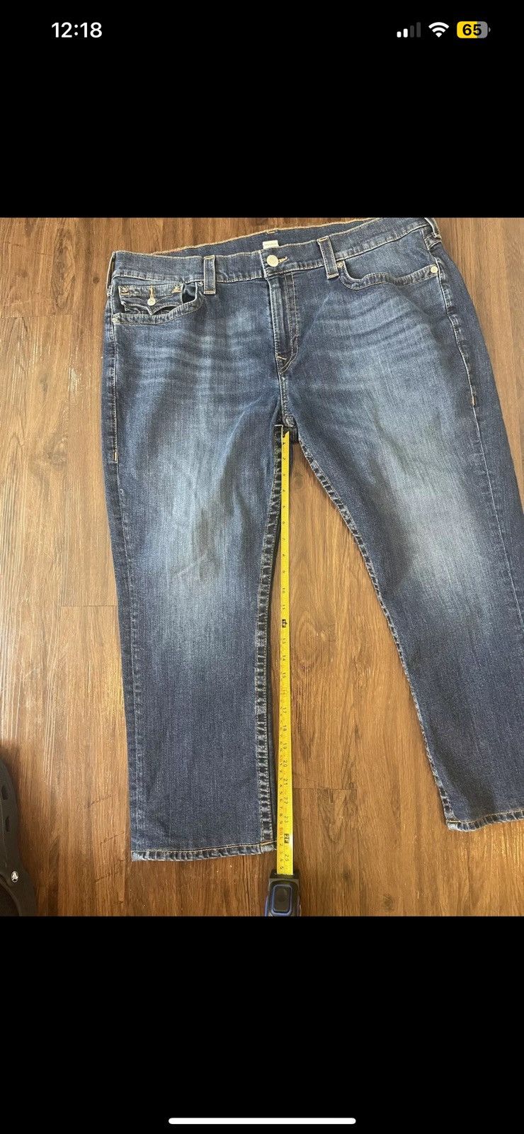 True Religion True Religion Ricky Jeans Sz42 Mens Flap Pockets Size US 42 / EU 58 - 9 Thumbnail