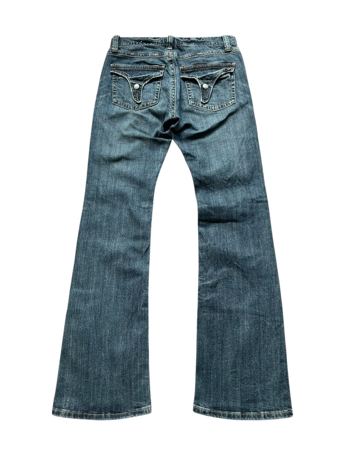 Hysteric Glamour 2000's Theoria j-rock flared fashion jeans Size US 30 / EU 46 - 2 Thumbnail