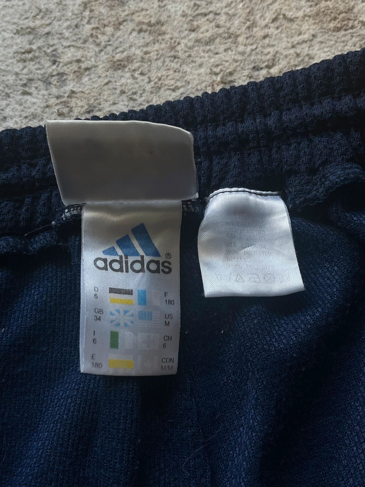 Adidas Adidas Double Knee Sz M Vintage Three Stripes 1990s Size US 33 - 13 Thumbnail