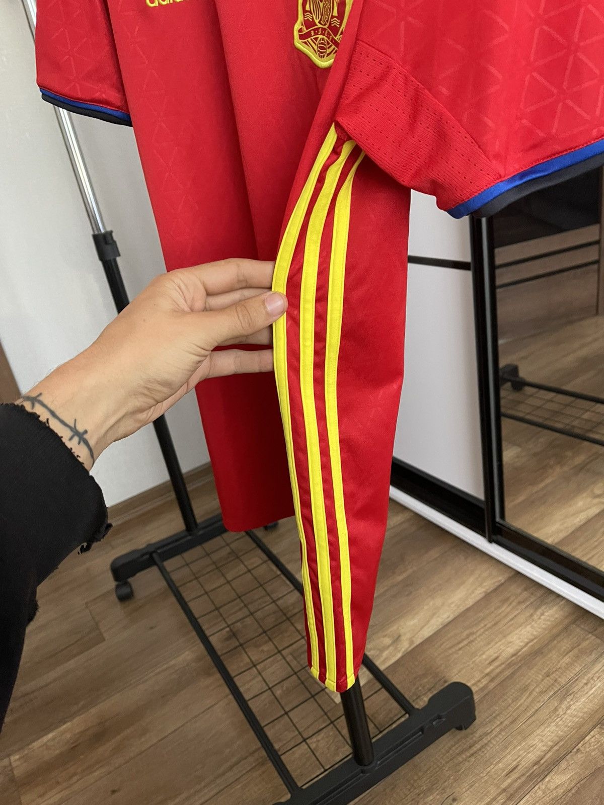 Adidas 2016/2017 Adidas Spain Euro Soccer Jersey T-Shirt Tee Size US S / EU 44-46 / 1 - 8 Thumbnail