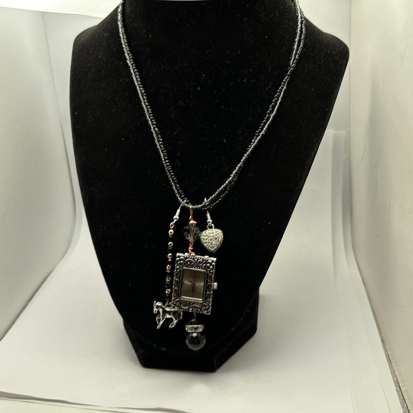 Other Silver Heart Charm Watch Pendant Size ONE SIZE - 4 Thumbnail
