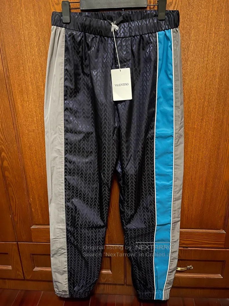 Valentino Valentino Decorative strip nylon sweatpants Size US 32 / EU 48 - 2 Thumbnail