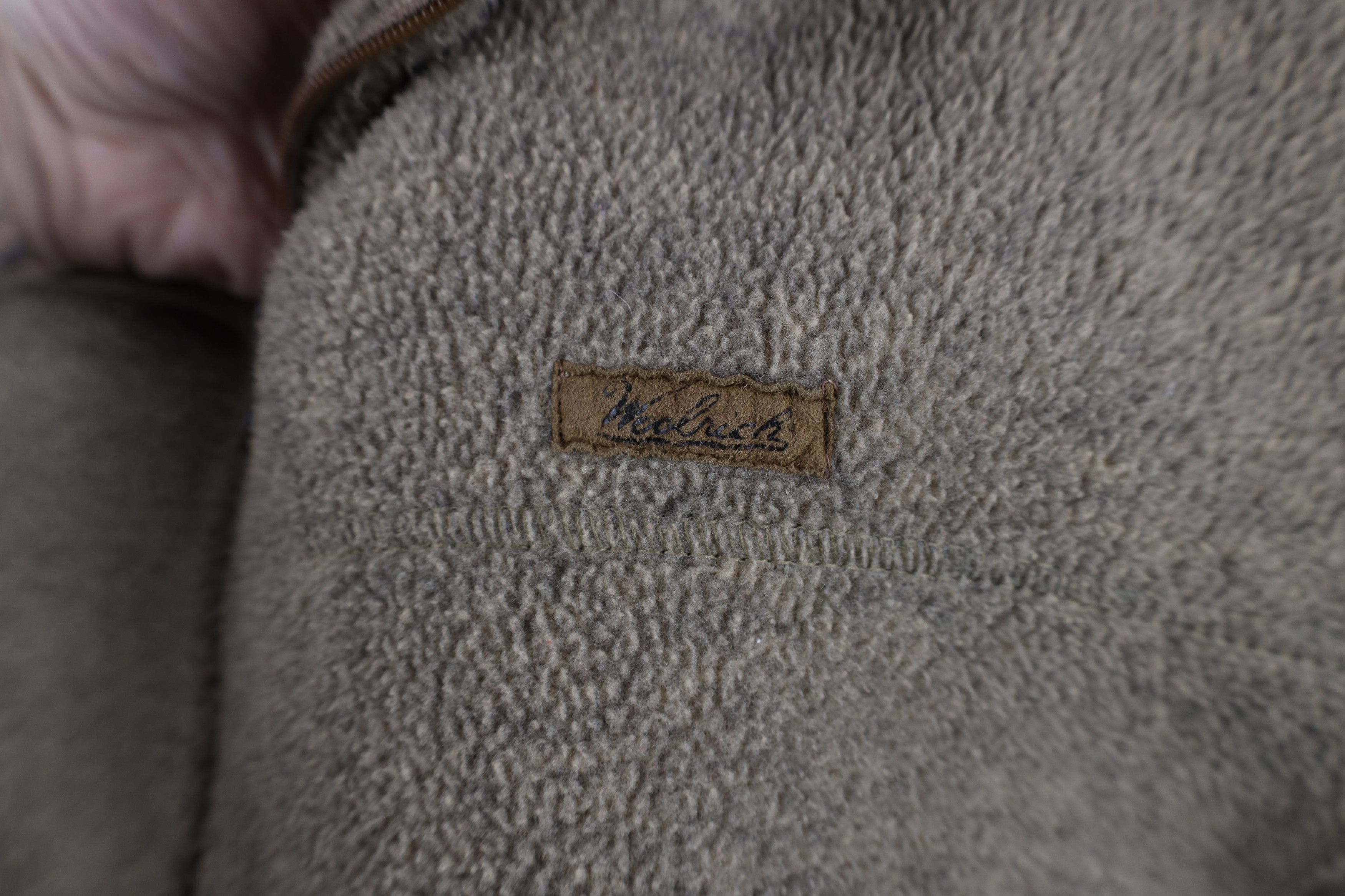 Woolrich Woolen Mills Vintage 90s Woolrich Polartec Fleece Full Zip Hooded Jacket Size XL / US 12-14 / IT 48-50 - 4 Thumbnail