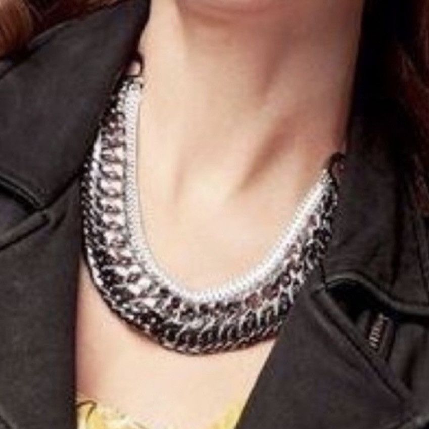 Other Stella & Dot Femme Fatale chunky link collar necklace Size ONE SIZE - 8 Thumbnail