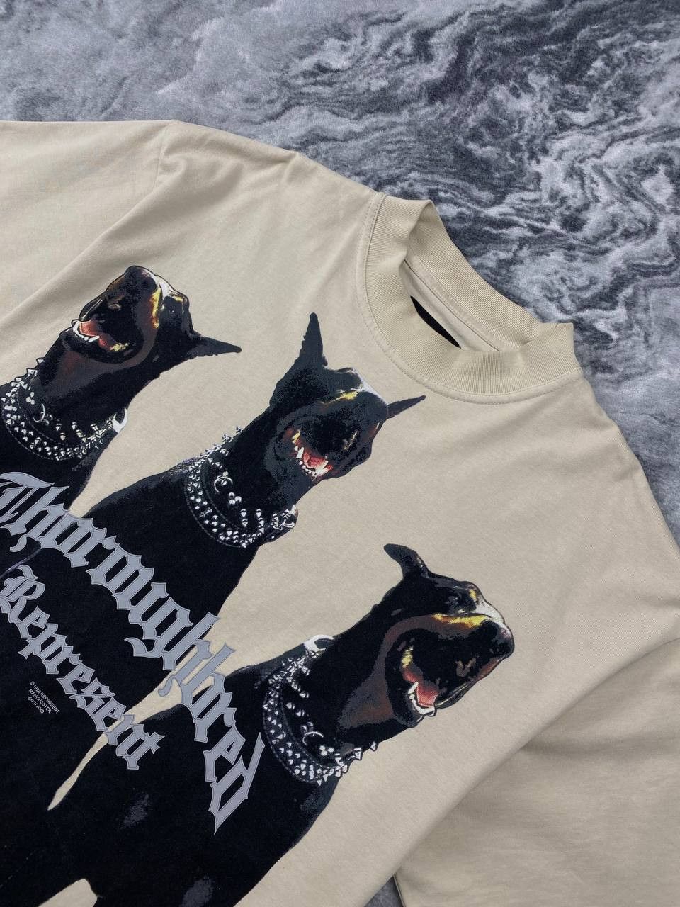 Represent Clo. Represent Thoroughbred T Shirt Big Logo Men Size M Beige Size US M / EU 48-50 / 2 - 4 Thumbnail