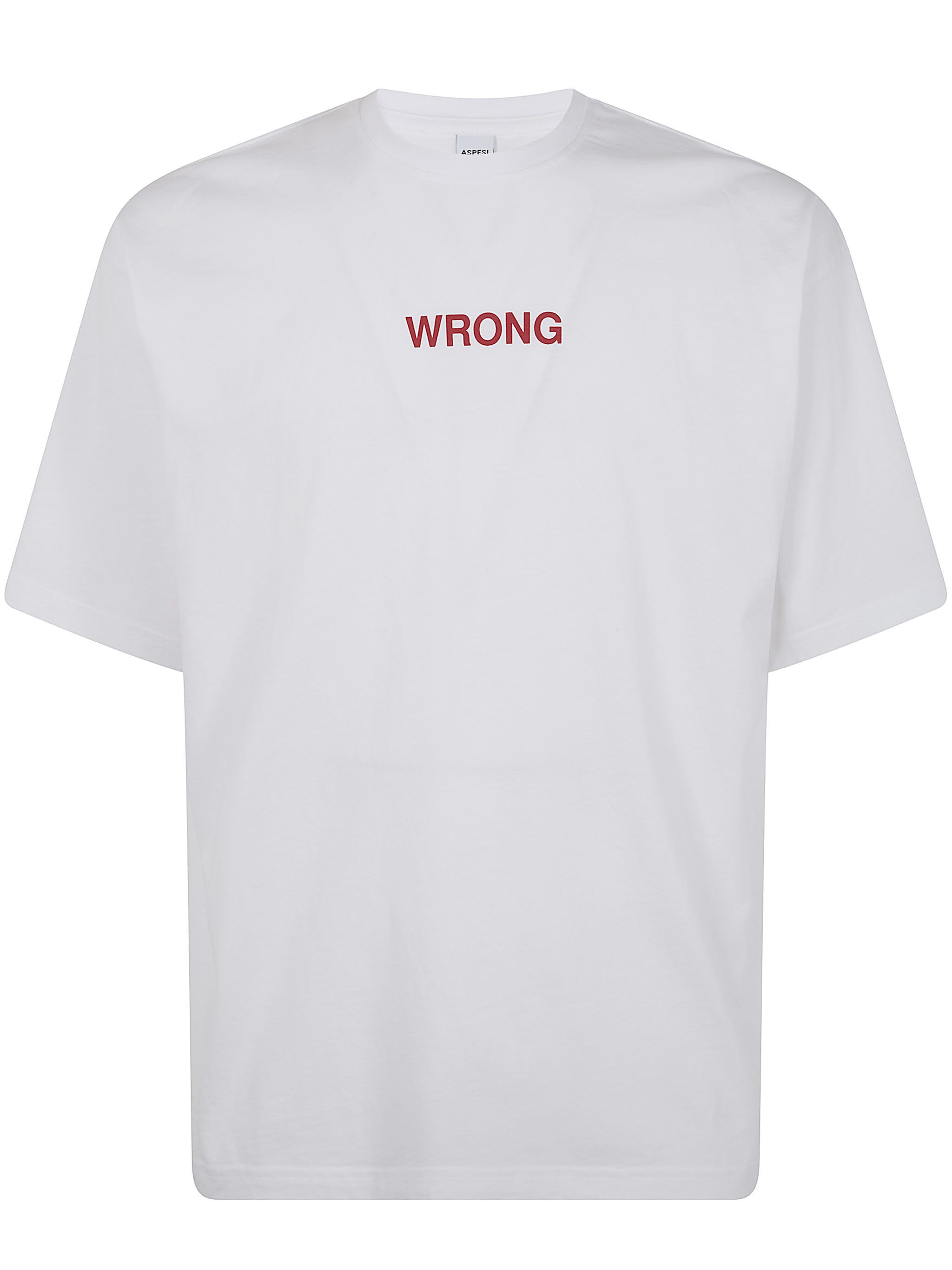 Aspesi "WRONG" T-SHIRT Size US S / EU 44-46 / 1 - 1 Thumbnail