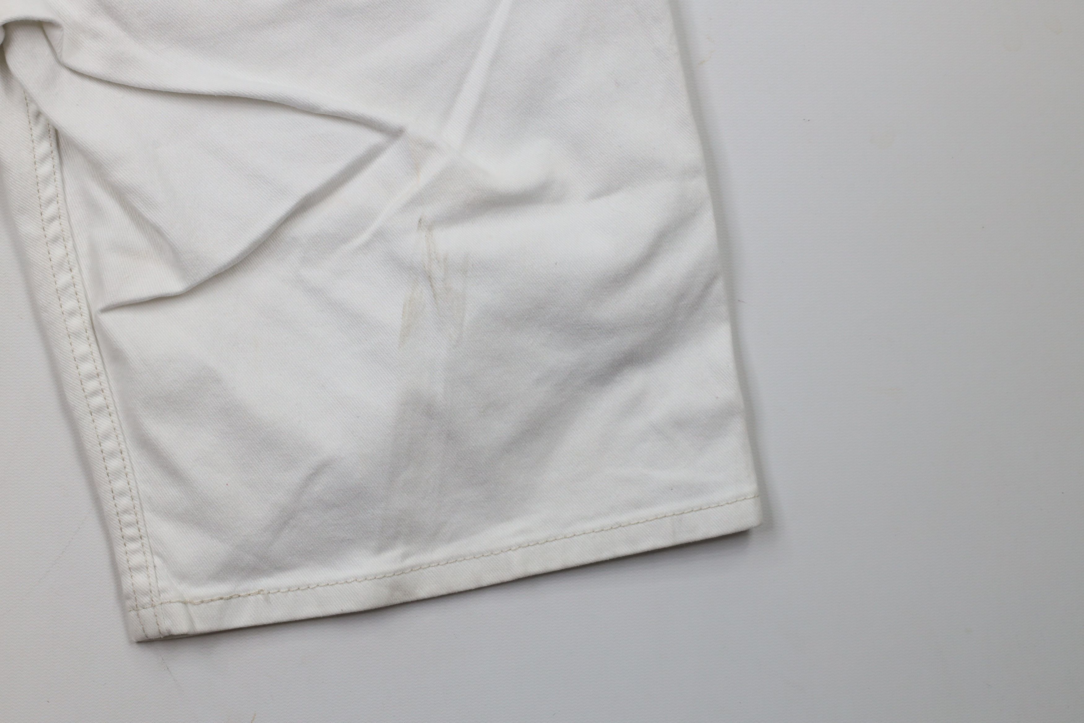 Levi's × Vintage Vintage Y2K Levis 569 Fit Denim Jean Shorts Jorts White Size US 30 / EU 46 - 12 Thumbnail
