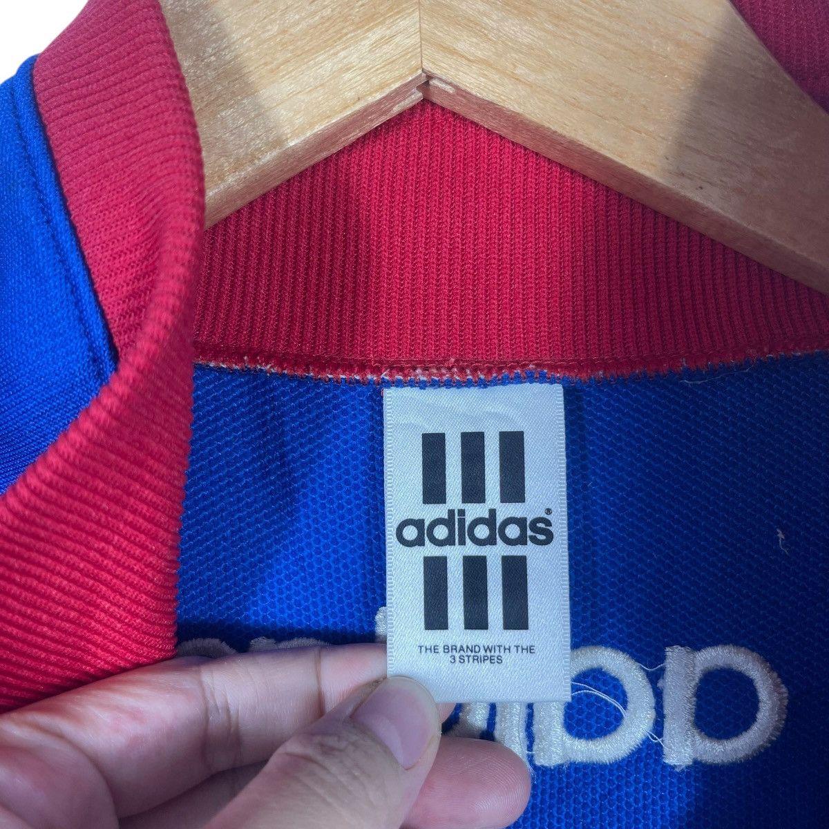Adidas Vintage Adidas Big Logo Half Zip Track Top Pullover Jacket Size US XL / EU 56 / 4 - 4 Thumbnail