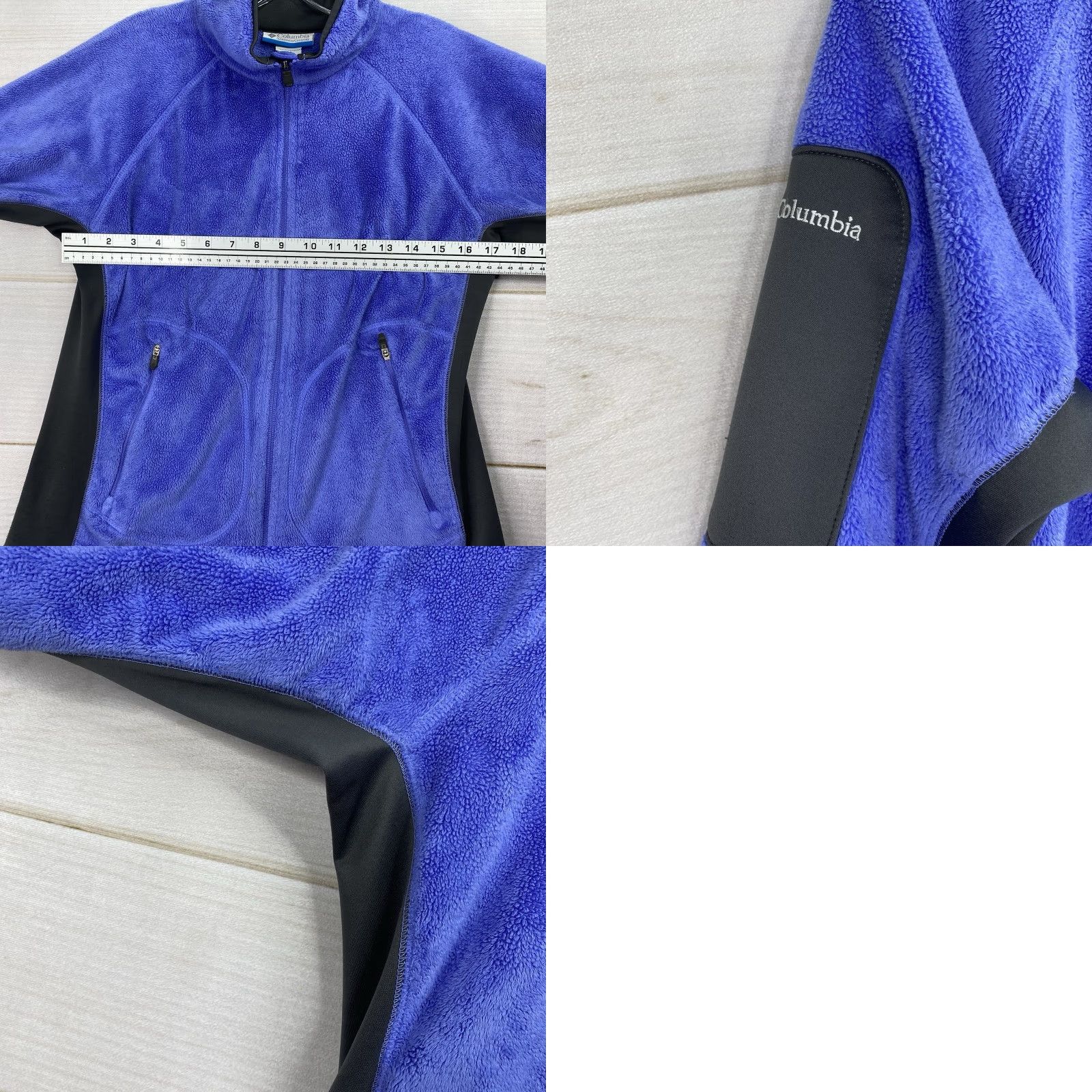 Vintage Columbia Jacket Women M Blue Full Zip Interchange Fleece Pockets Liner Outdoor Winter Fall Spring Regular Shirt Size M / US 6-8 / IT 42-44 - 8 Thumbnail
