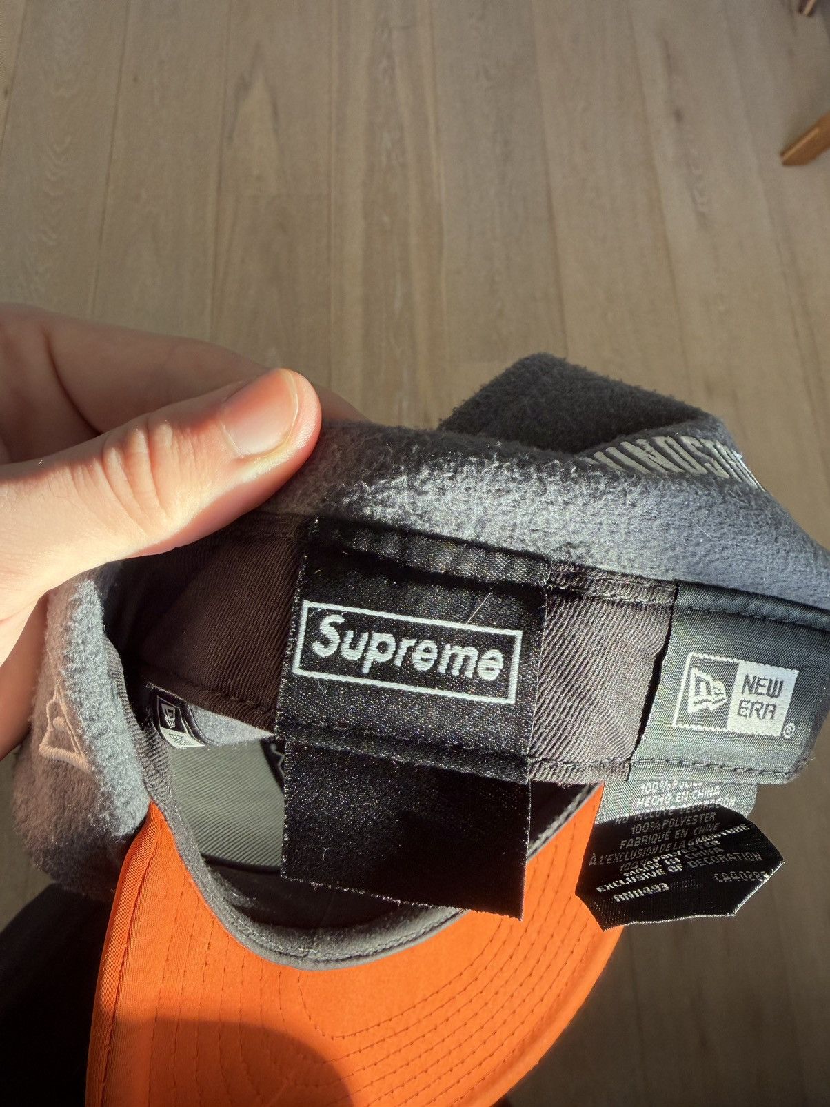 New Era × Supreme Supreme Orange Cap FW (20) Size ONE SIZE - 15 Thumbnail