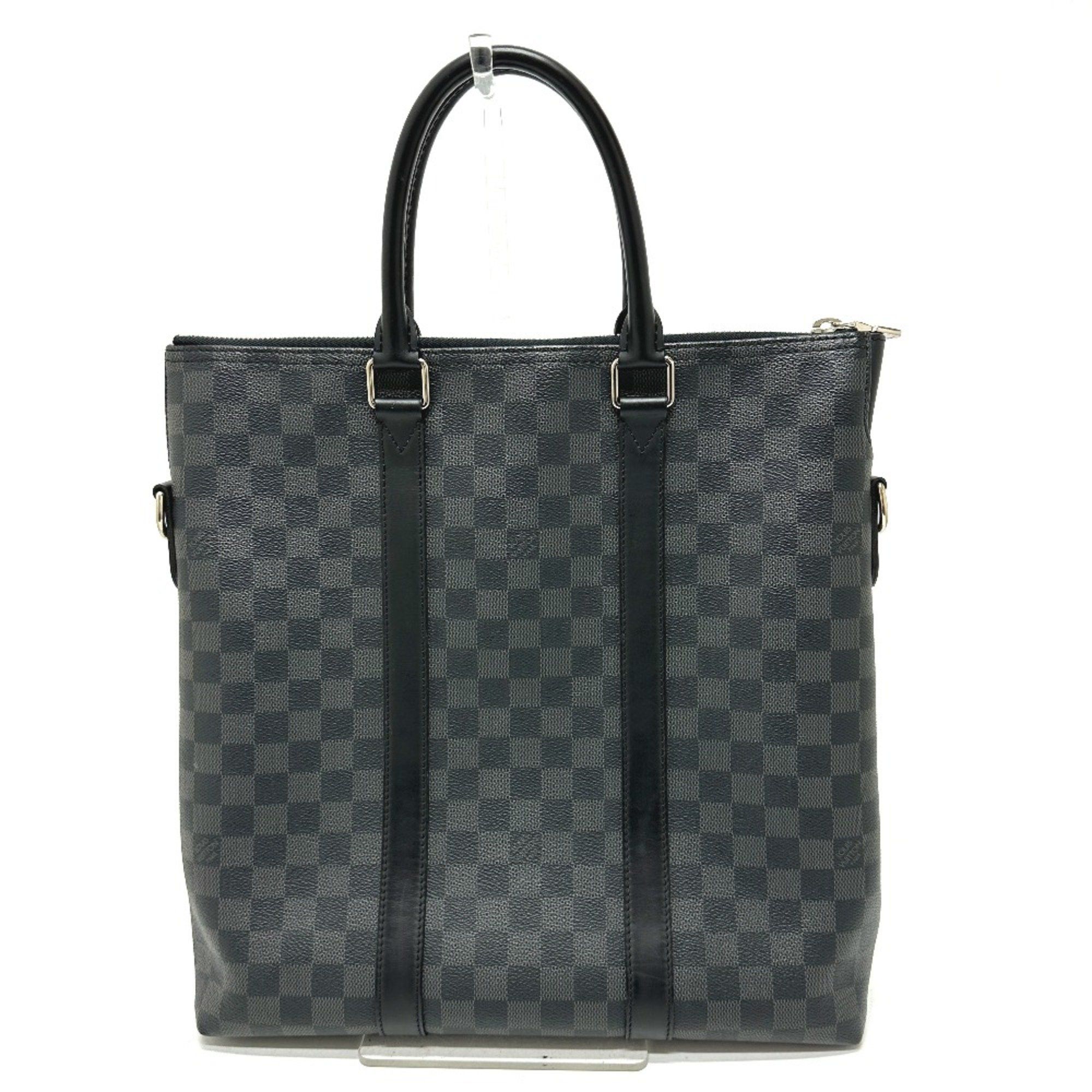 Louis Vuitton Louis Vuitton N40000 Damier Graphite Bag Tote Bag Black Size ONE SIZE - 1 Thumbnail