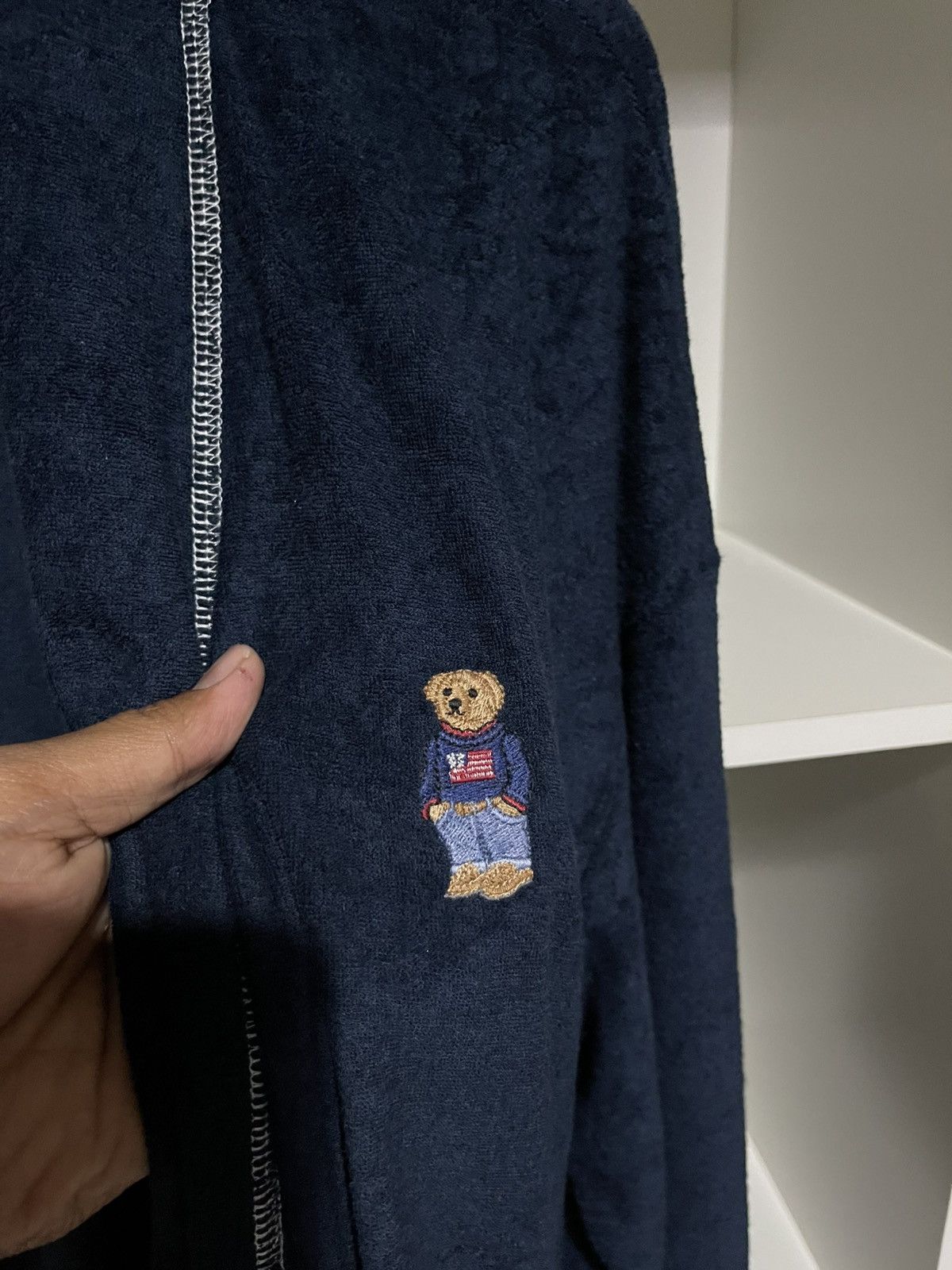 Polo Ralph Lauren Polo Ralph Lauren Polo Bear Logo Sleeping Robe Size US L / EU 52-54 / 3 - 2 Thumbnail
