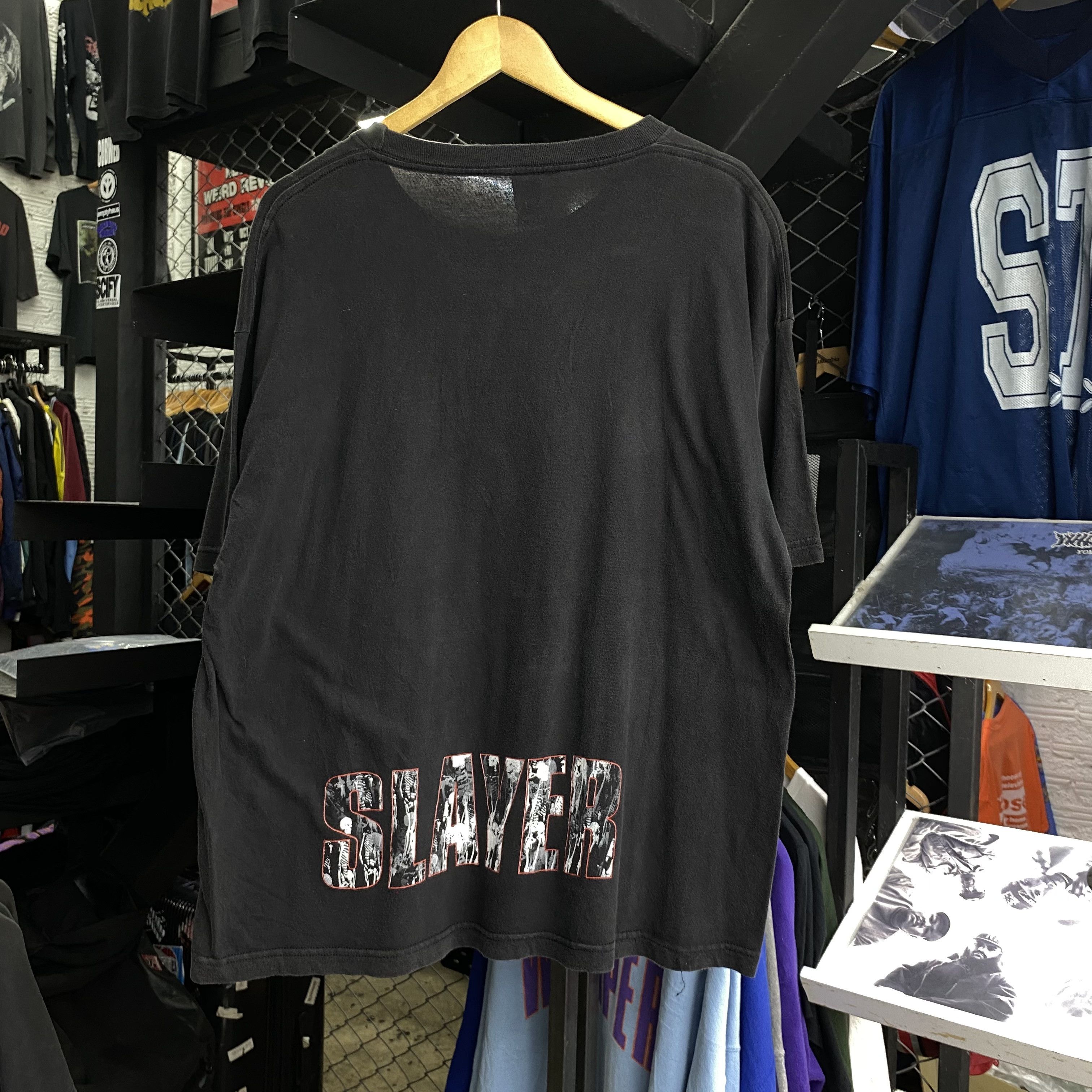 Band Tees SLAYER Vintage 90s Shirt Size US XL / EU 56 / 4 - 5 Thumbnail