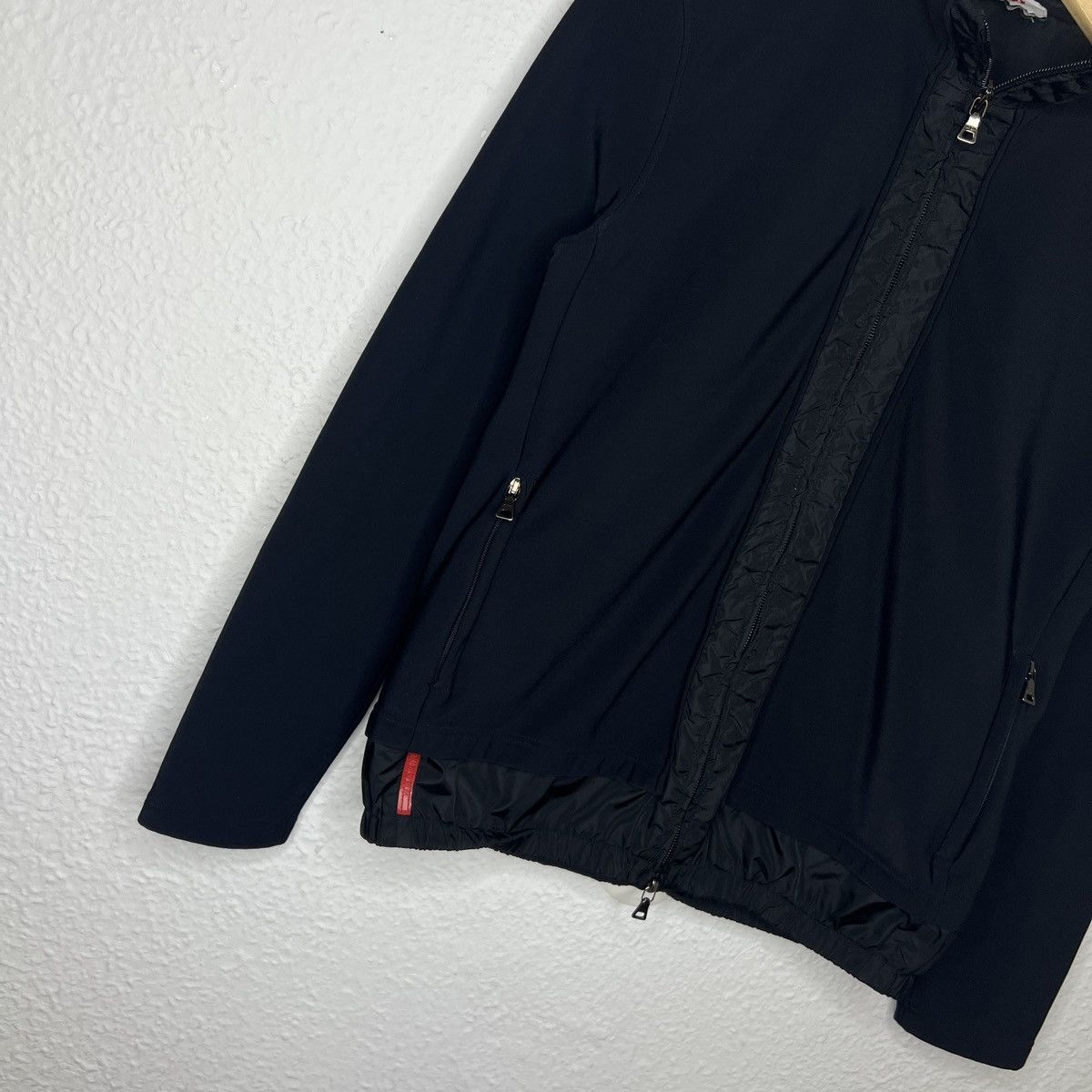Designer × Prada Prada Nylon Light Jacket Black Logo Zip Logo Size XS / US 0-2 / IT 36-38 - 2 Thumbnail