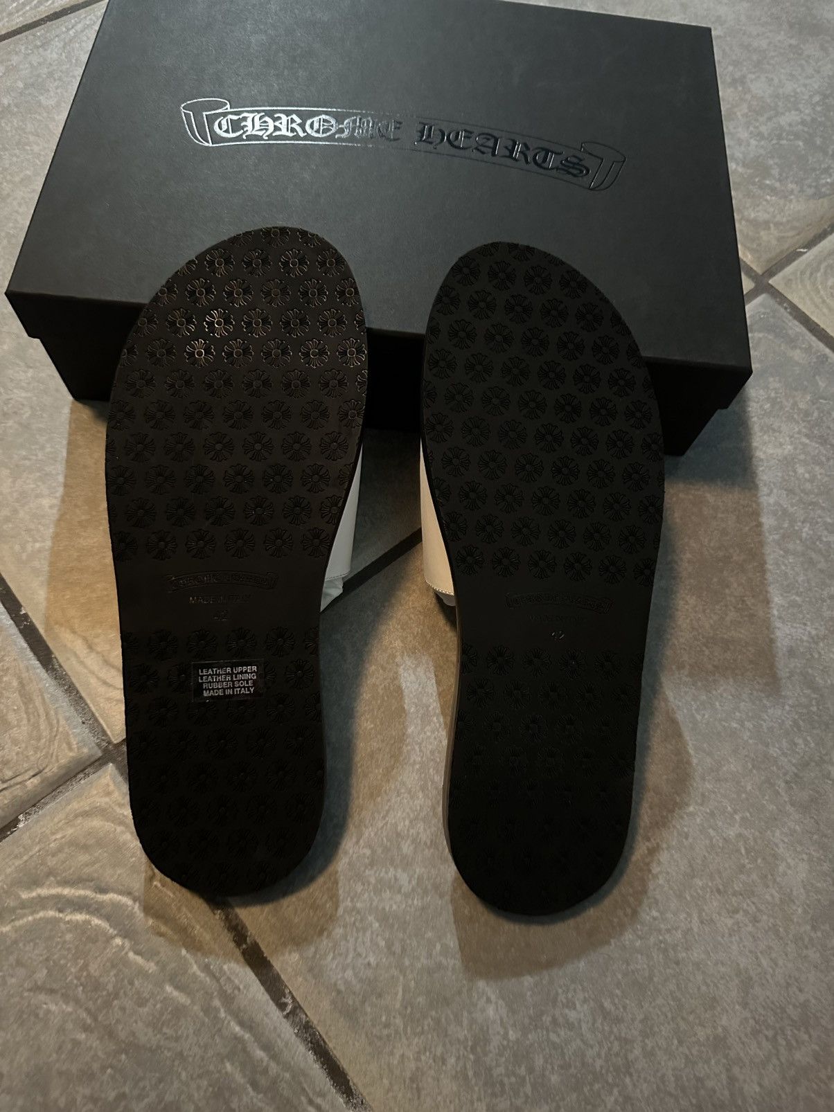 Chrome Hearts Chrome Hearts leather slides Size US 9 / EU 42 - 20 Thumbnail