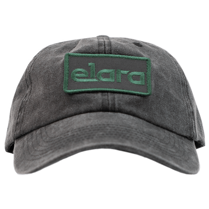 Elara Logo Hat (Stone & Green) A24