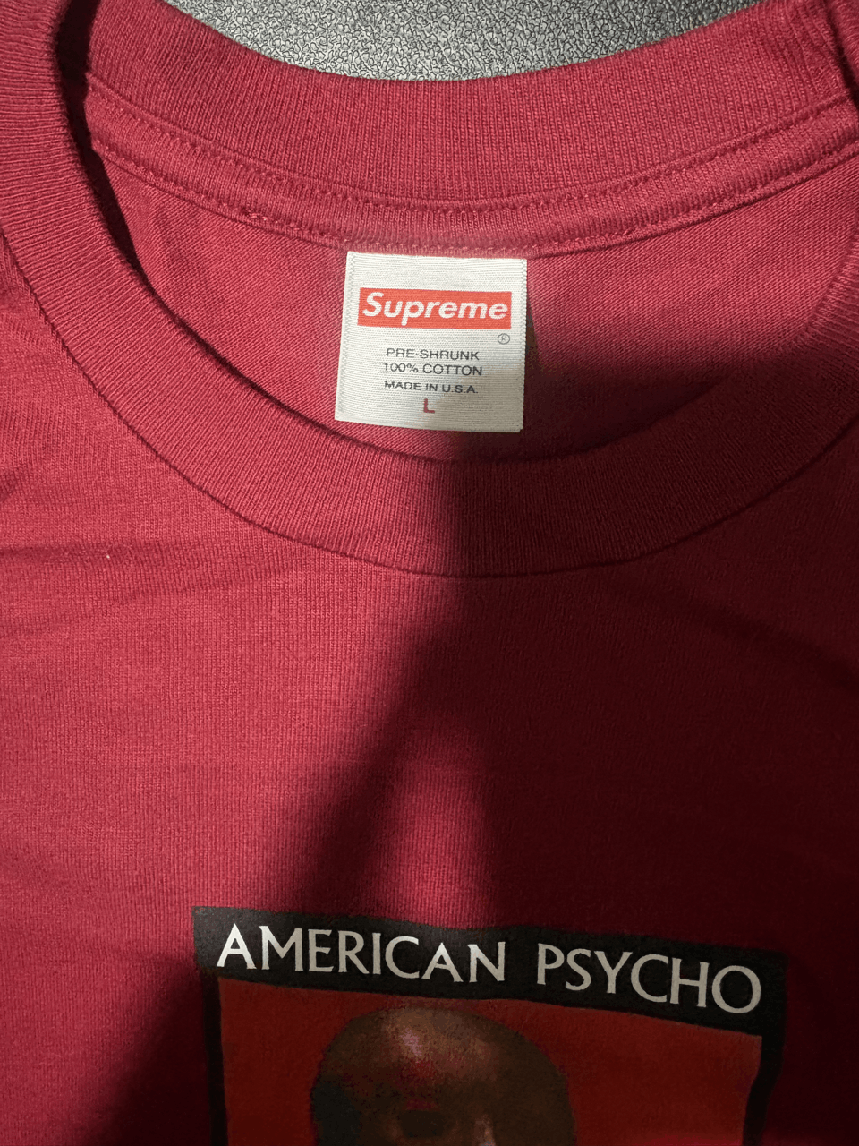 Supreme Supreme American Psycho Tee Size US L / EU 52-54 / 3 - 3 Thumbnail