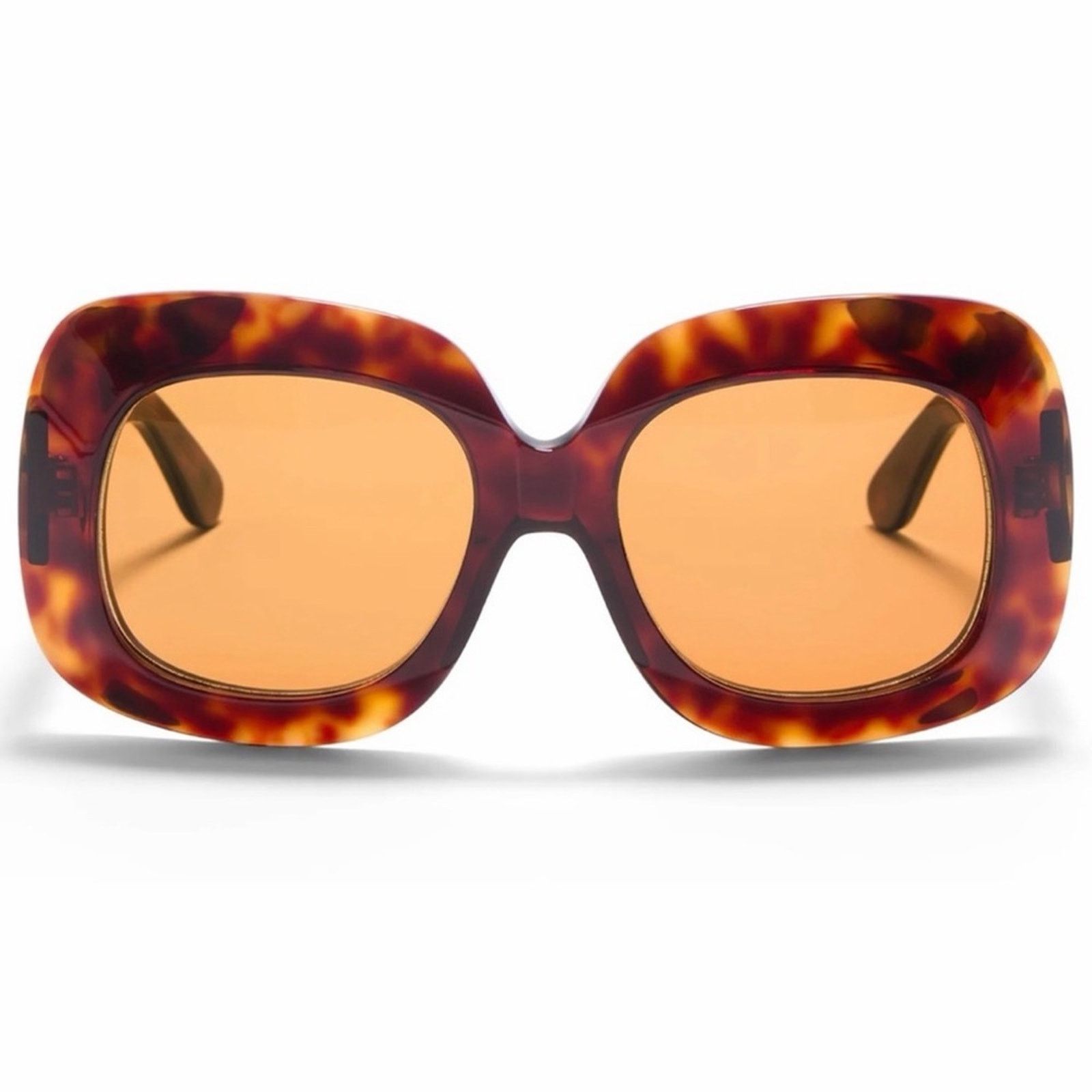 Valentino New! Valentino VLS 180C Tortoise Shell Oversized Sunglasses Size ONE SIZE - 7 Thumbnail
