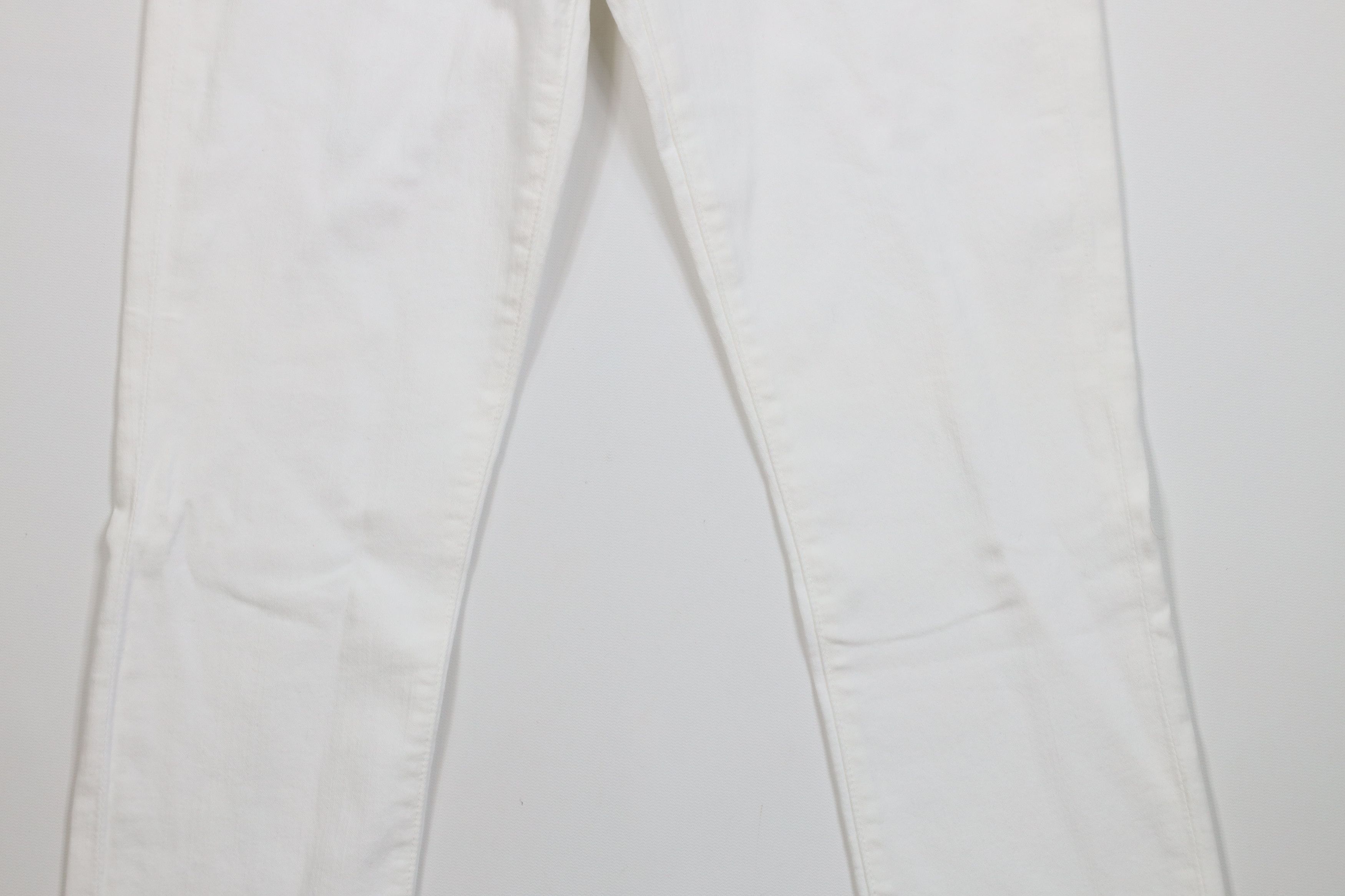 J.Crew New J Crew Stretch Toothpick Skinny Leg Denim Jeans White Size 27" / US 4 / IT 40 - 3 Thumbnail