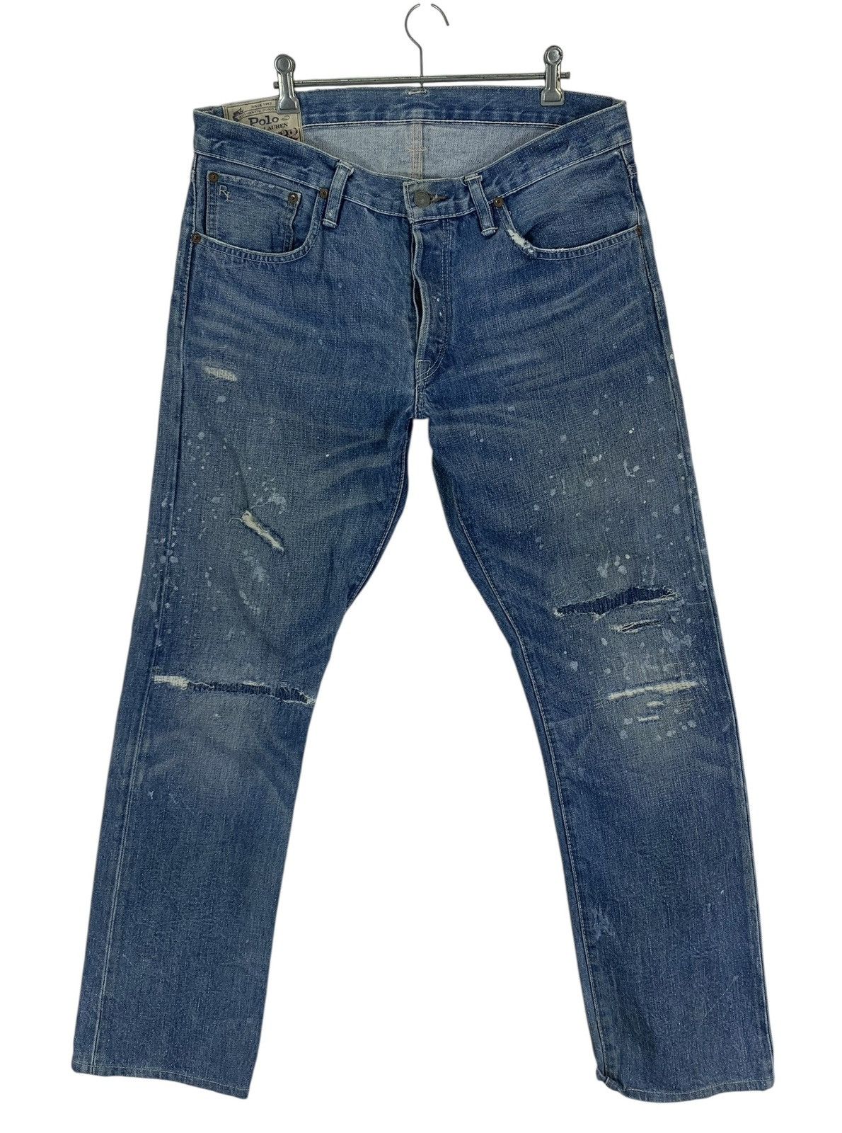 Polo Ralph Lauren VINTAGE 90’S POLO RALPH LAUREN PAINTER JEANS VARICK SLIM Size US 33 - 1 Thumbnail