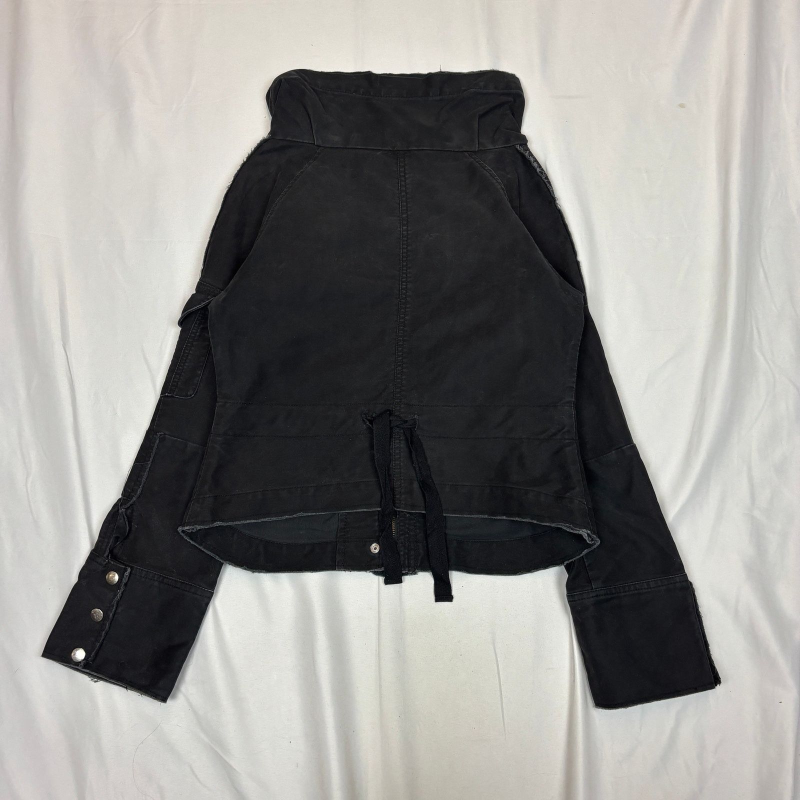 Japanese Brand Art Village Co High Collar Denim Jacket Large Rare Japanese Size L / US 10 / IT 46 - 3 Thumbnail