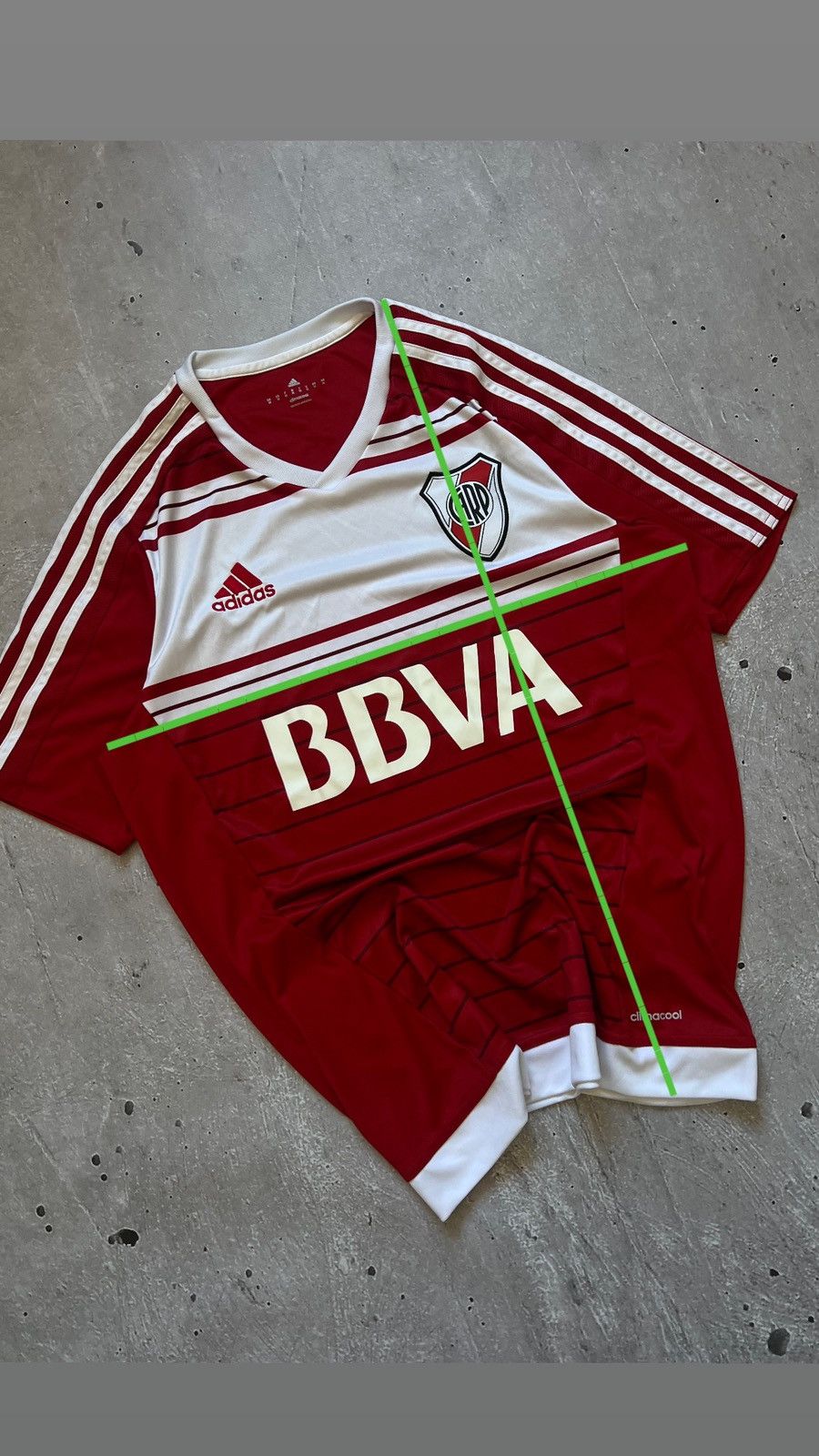 Adidas River Plate 2016 Away Football Shirt Size M, Adidas Size US M / EU 48-50 / 2 - 13 Thumbnail