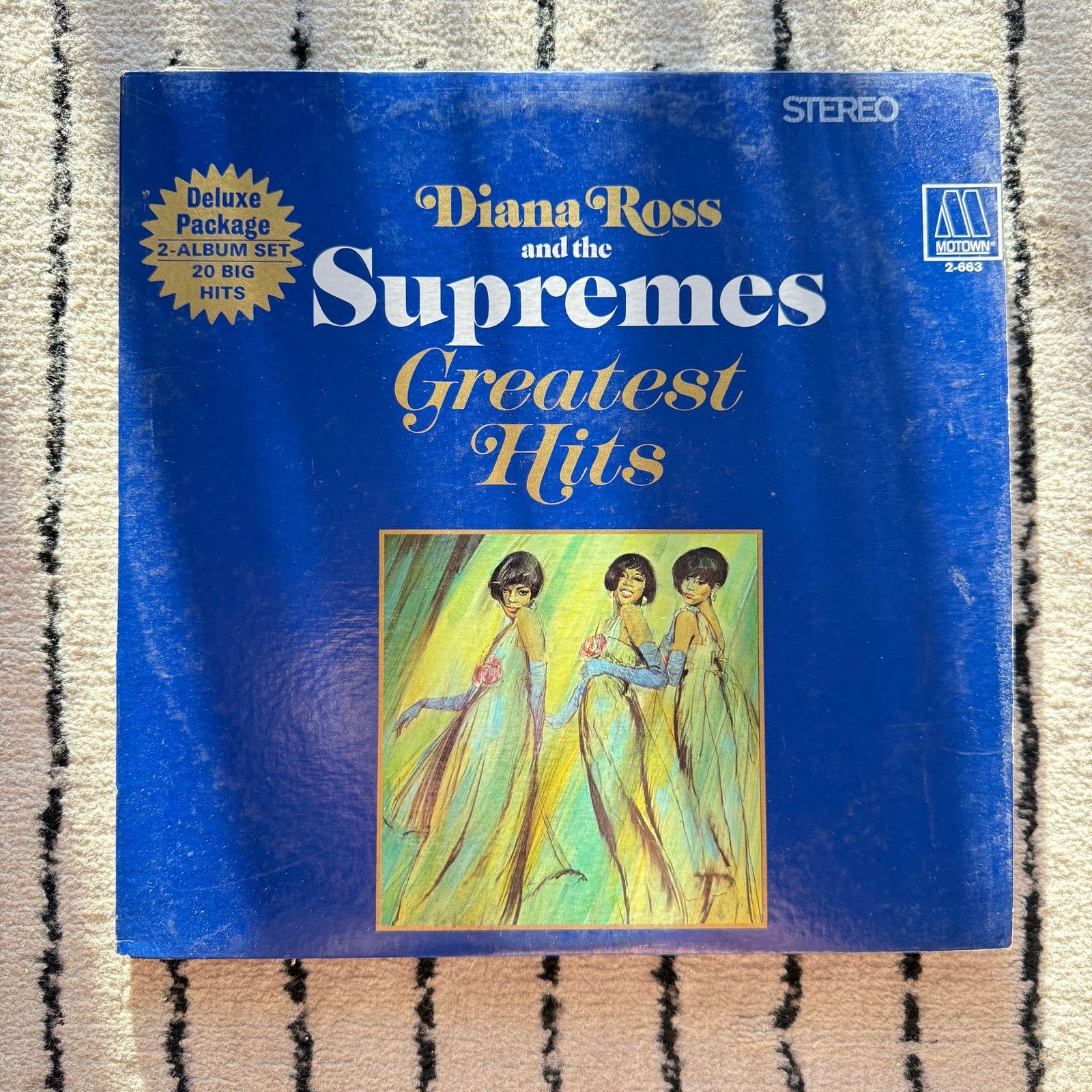 Vintage Vtg Diana Ross Supremes 2-663 1967 Rockaway w Prints VG+ Size ONE SIZE - 1 Thumbnail