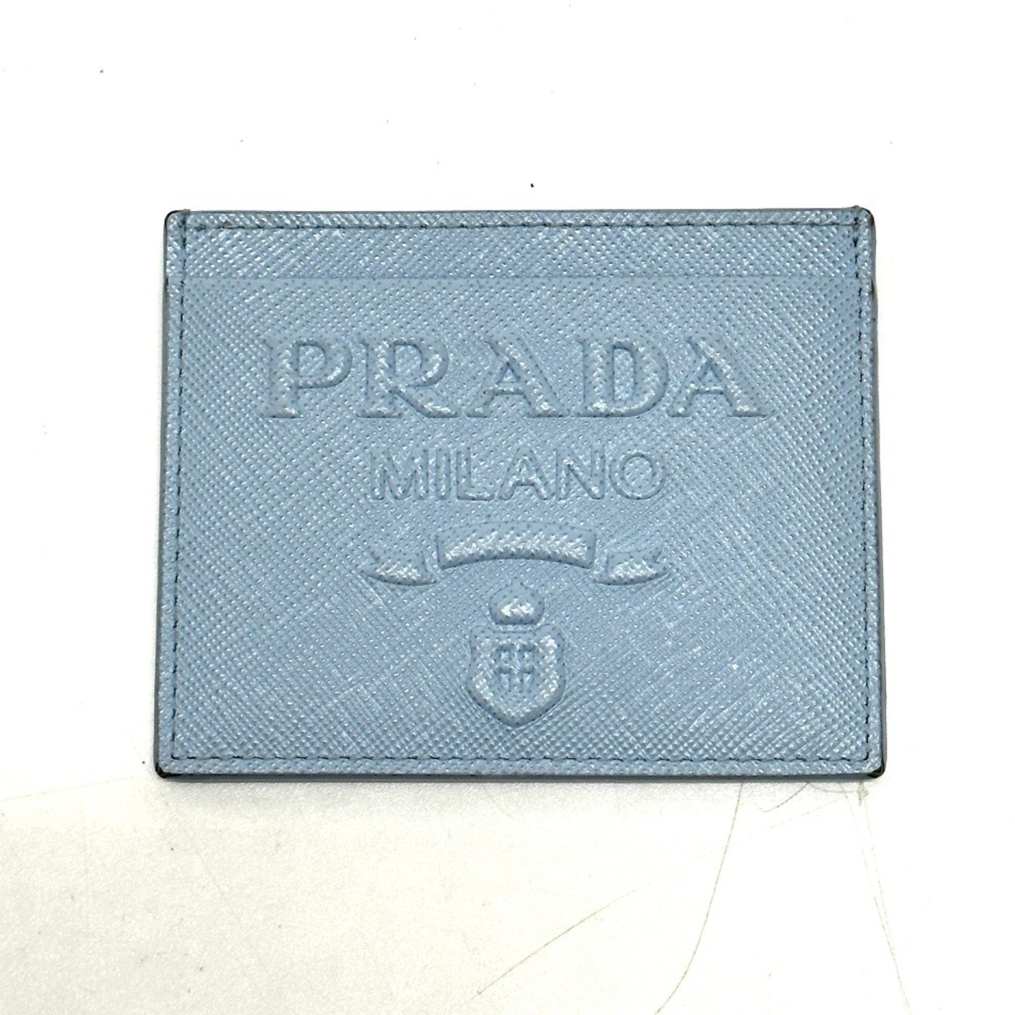Prada PRADA 1MC025 Pass Case Card Case Card Case Light blue Size ONE SIZE - 1 Thumbnail
