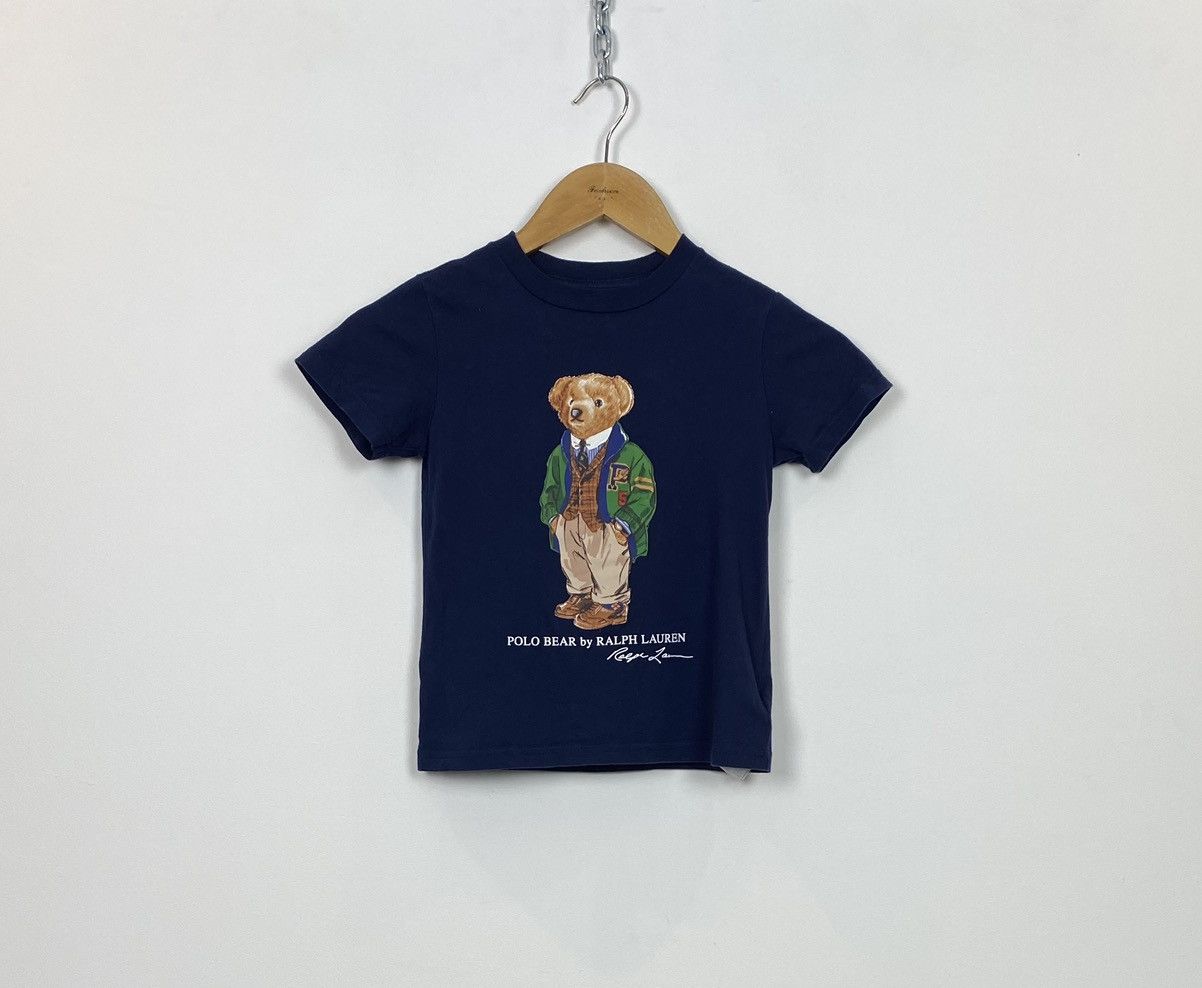 Polo Ralph Lauren Polo Ralph Lauren T-Shirt Big Bear Print Kids Boys Size 4/4T Size US XXS / EU 40 - 1 Thumbnail