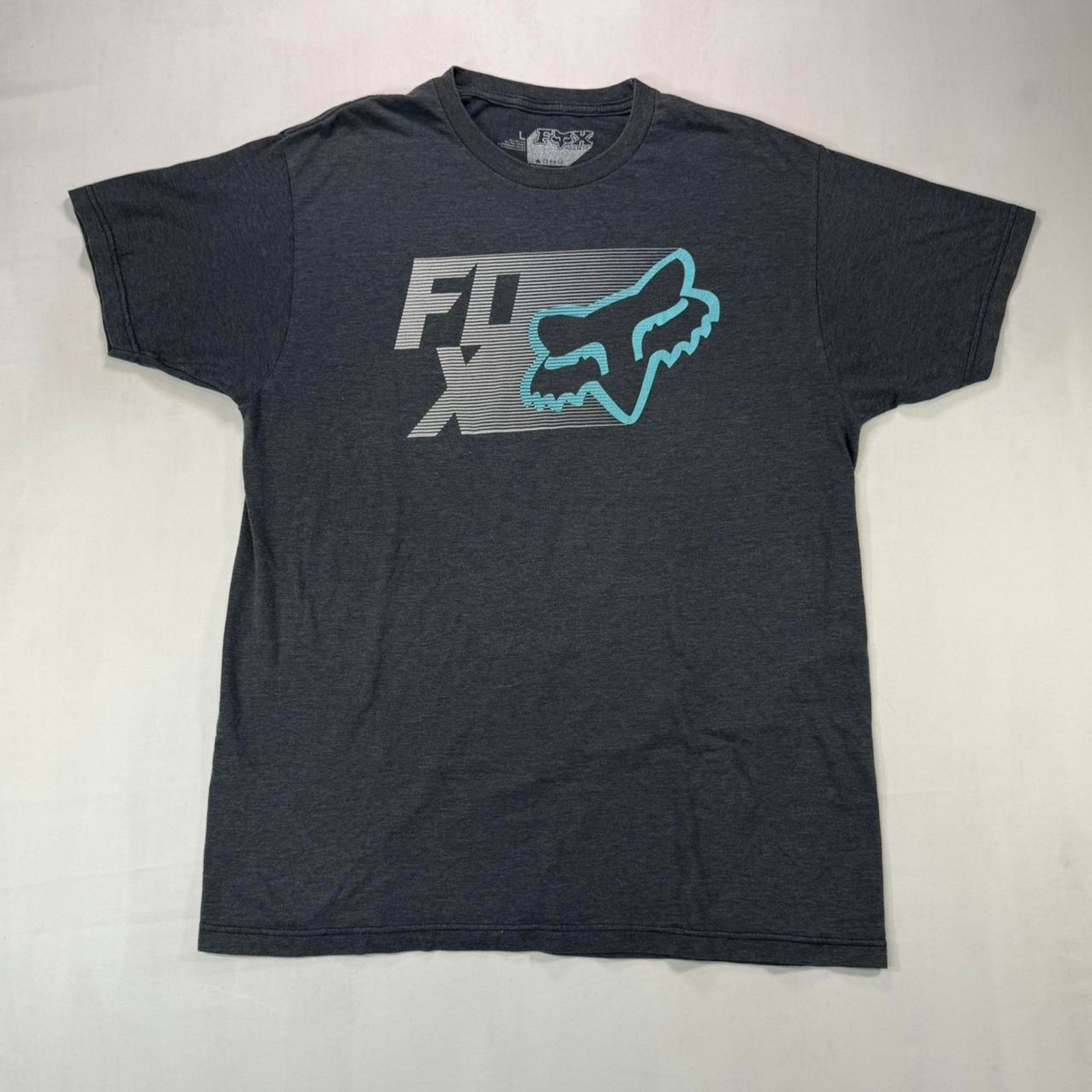 Fox Racing Grey fox racing t shirt motocross y2k style Size US L / EU 52-54 / 3 - 1 Thumbnail
