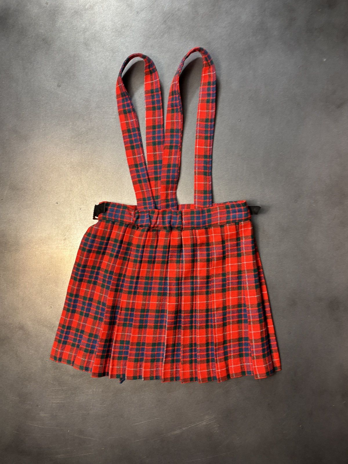 Eaton × Vintage True Vintage Pleated Mini Skirt School Uniform 1950s 1960s Size 22" - 22 Thumbnail