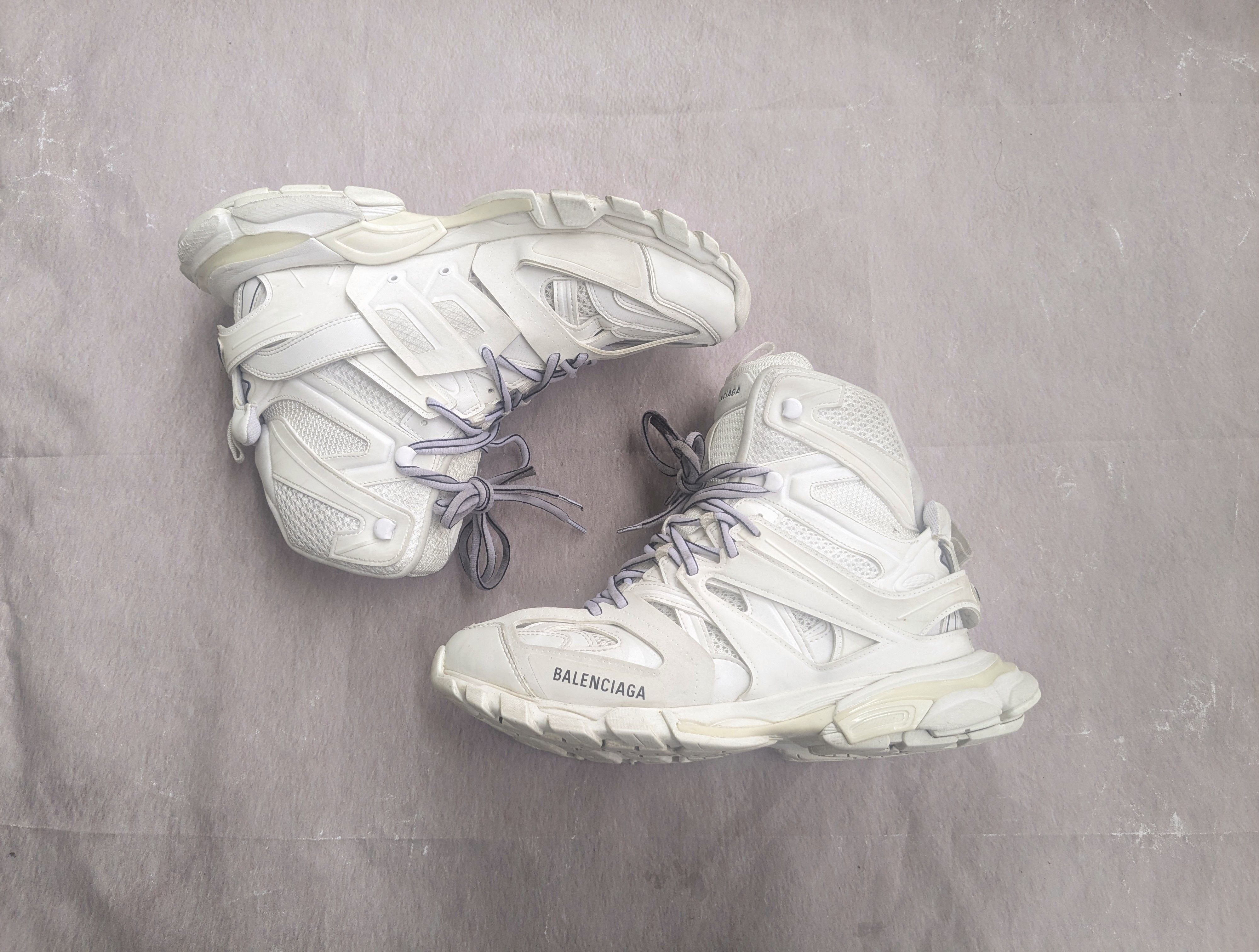 Balenciaga Balenciaga Track Sneakers White Size 10 43 High Tops Size US 10 / EU 43 - 1 Thumbnail