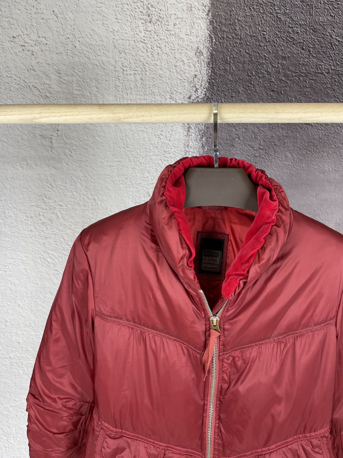 Marithe + Francois Girbaud Marithe Francois Girbaud red short nylon down jacket Size M / US 6-8 / IT 42-44 - 3 Thumbnail